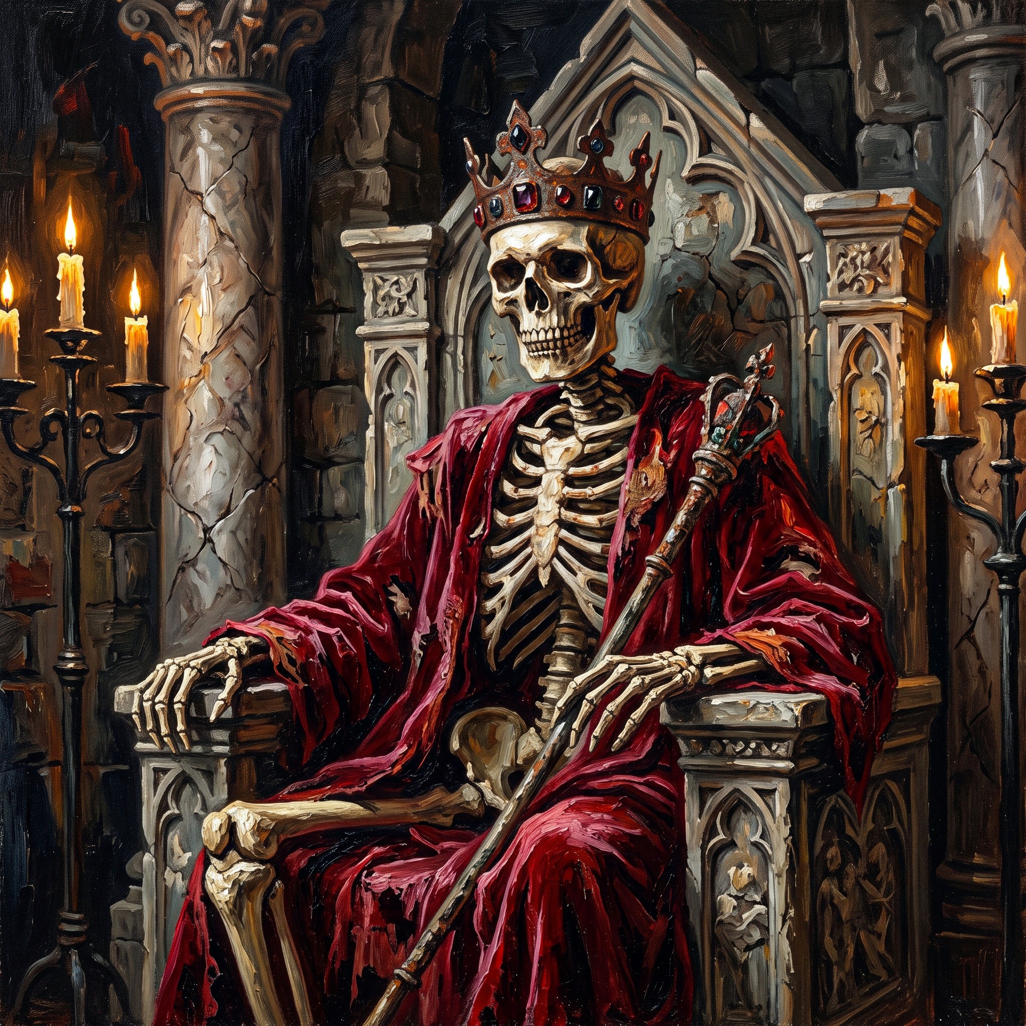 Skeleton King jigsaw puzzle by Your Knight