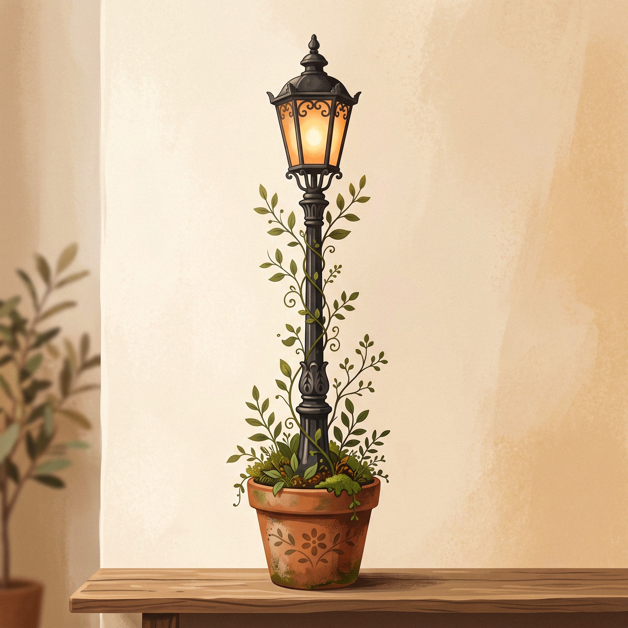 Plant of Light jigsaw puzzle by Lofi Canvas