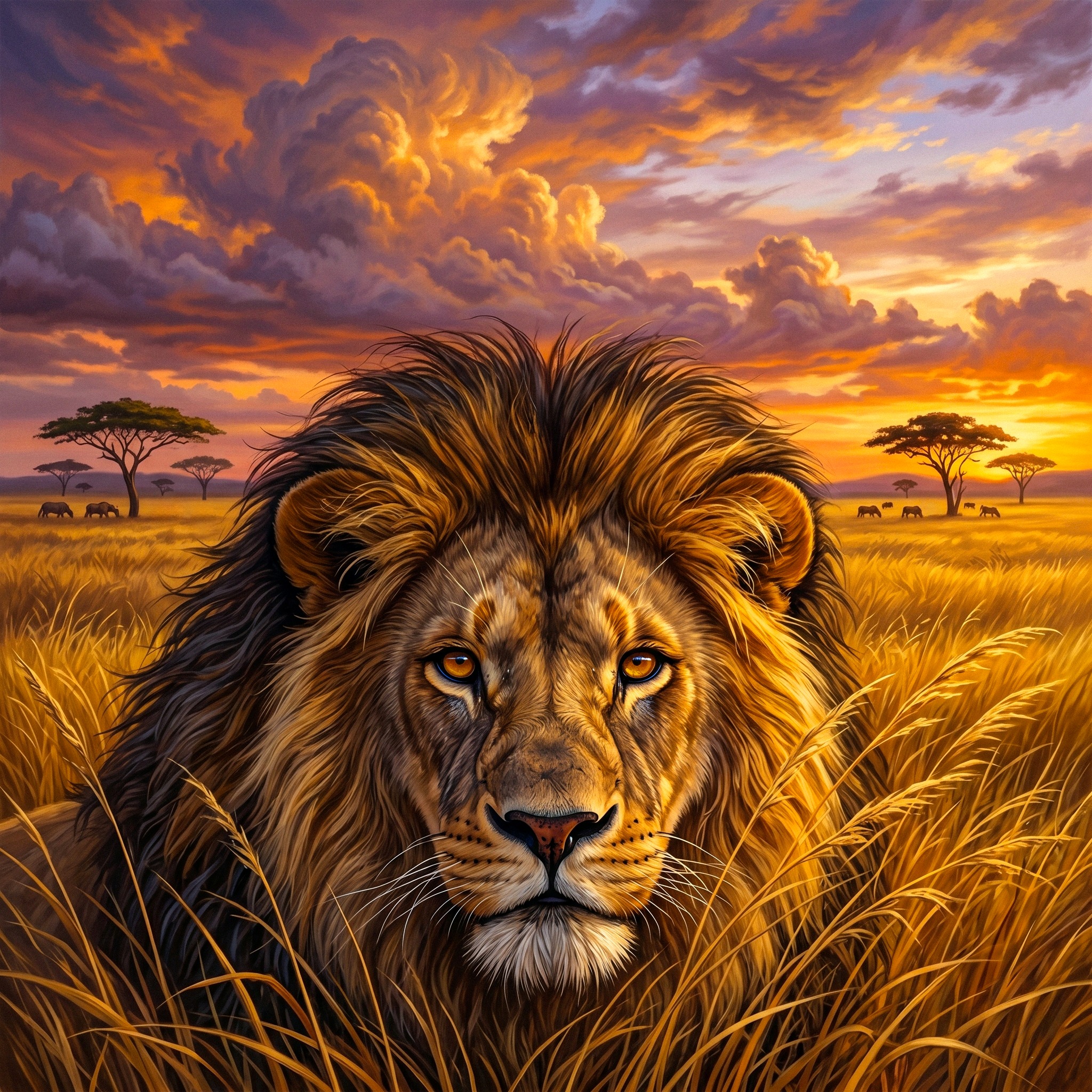 Lion jigsaw puzzle by Gotiva