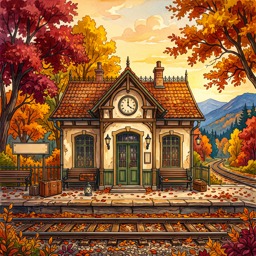 Train Station jigsaw puzzle by Gotiva