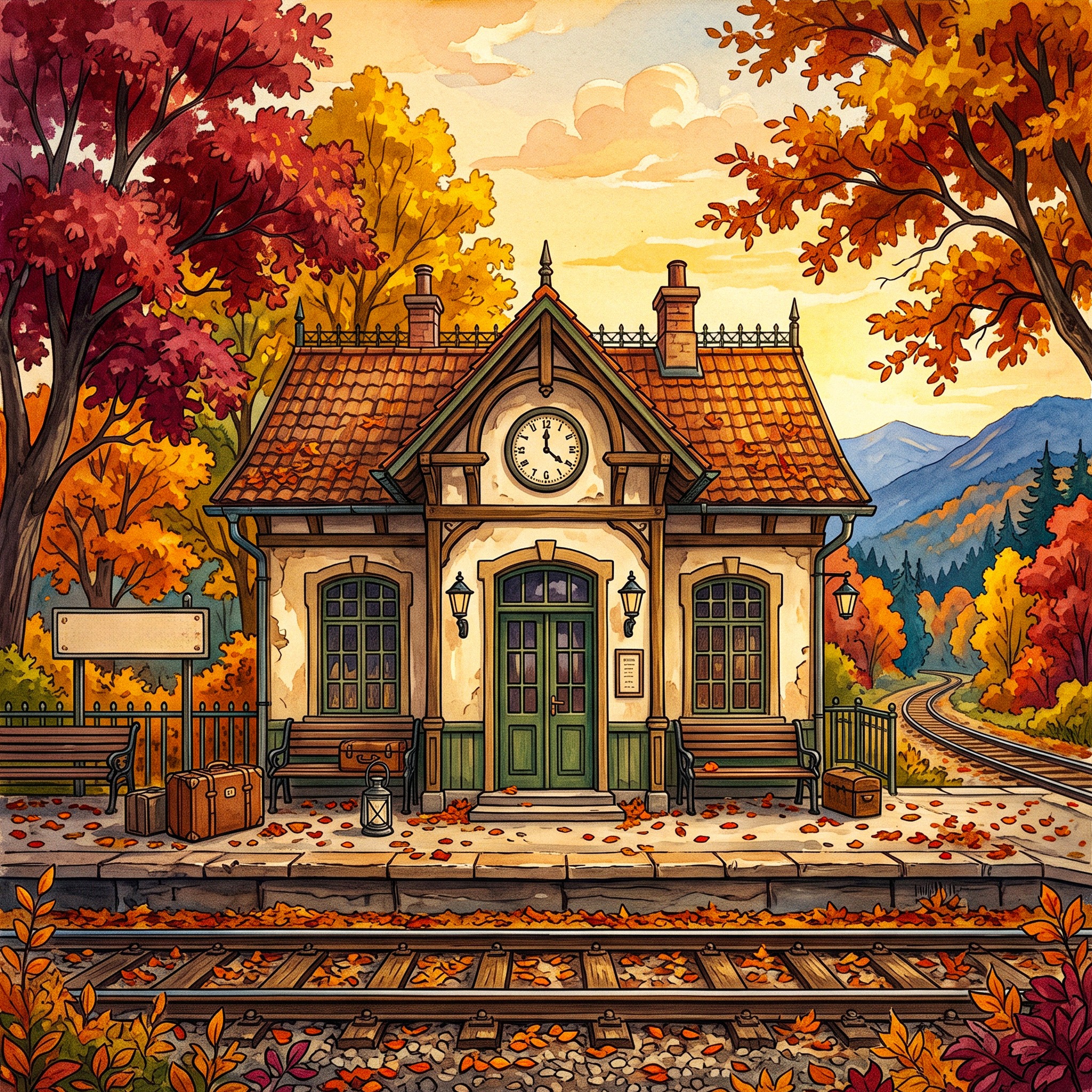Train Station jigsaw puzzle by Gotiva