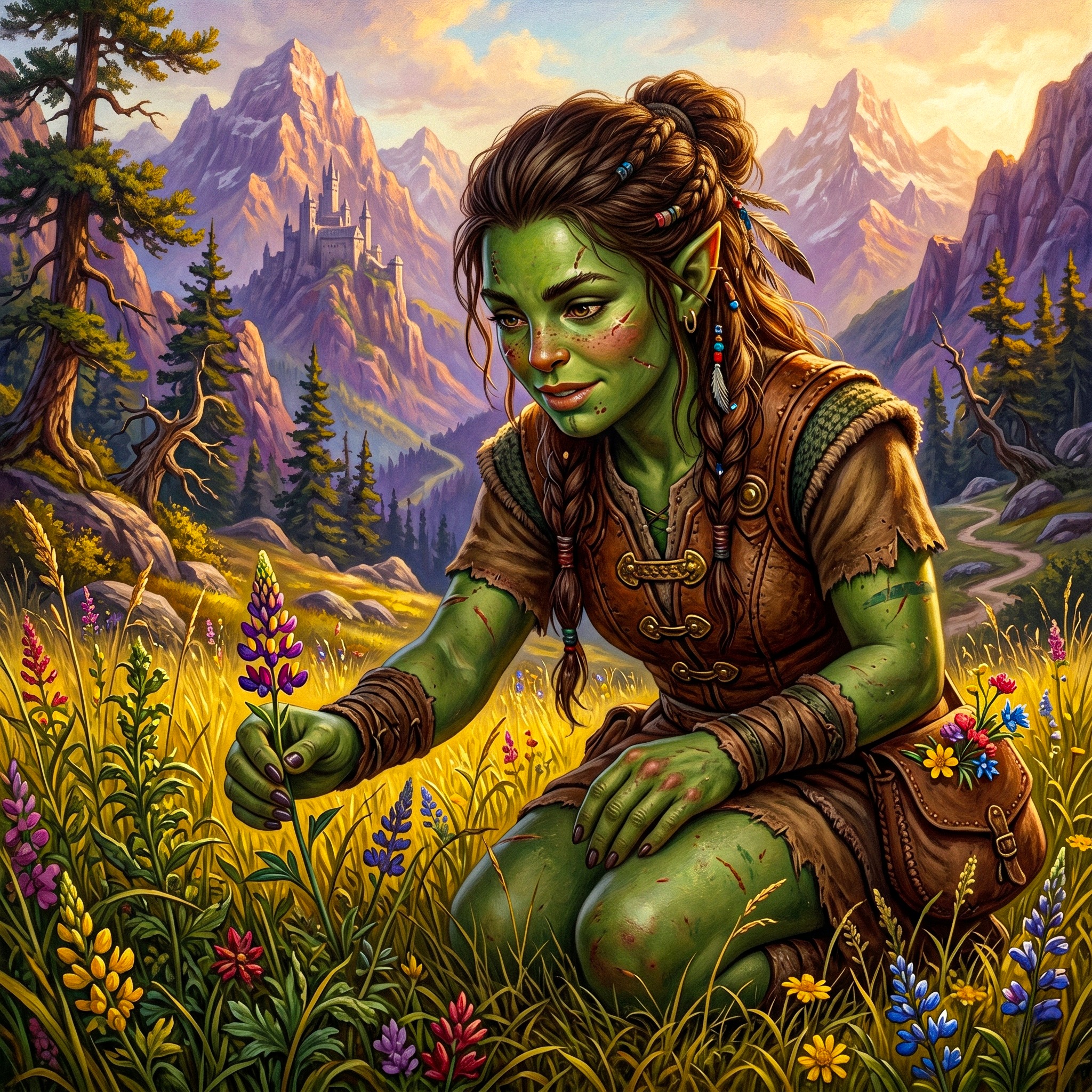 Orc Girl jigsaw puzzle by Your Knight