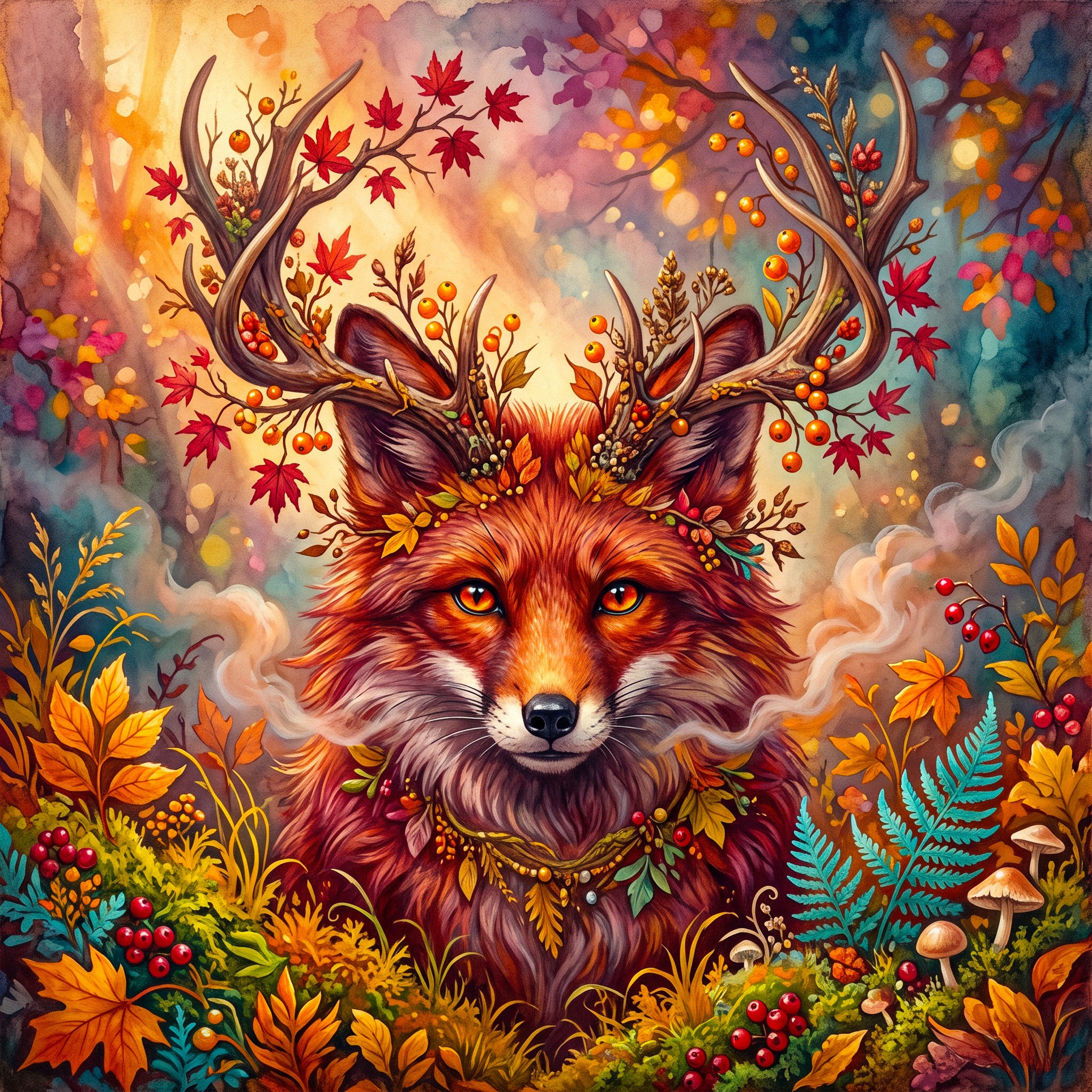 Fox jigsaw puzzle by Amazia Art