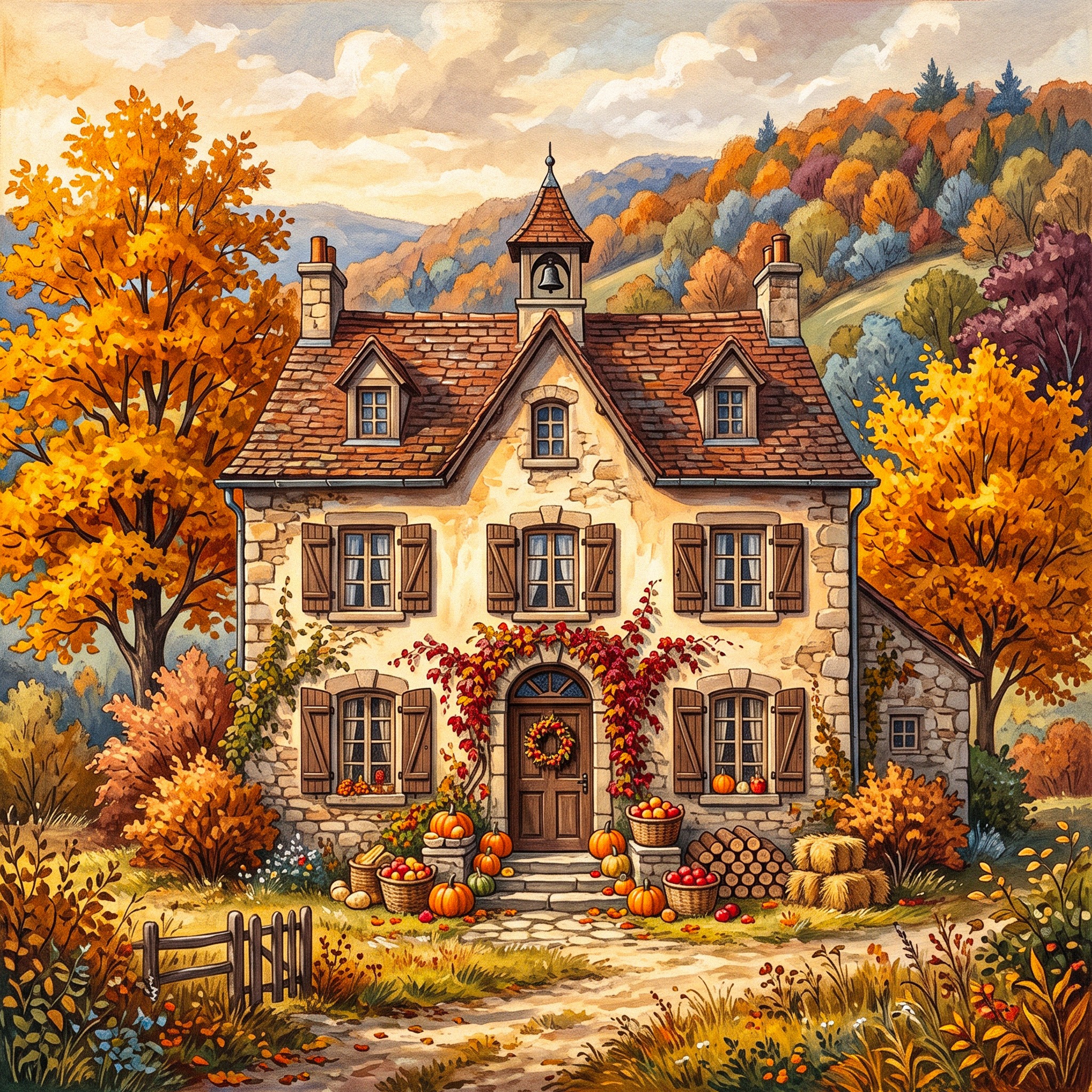 Farm Home jigsaw puzzle by Gotiva