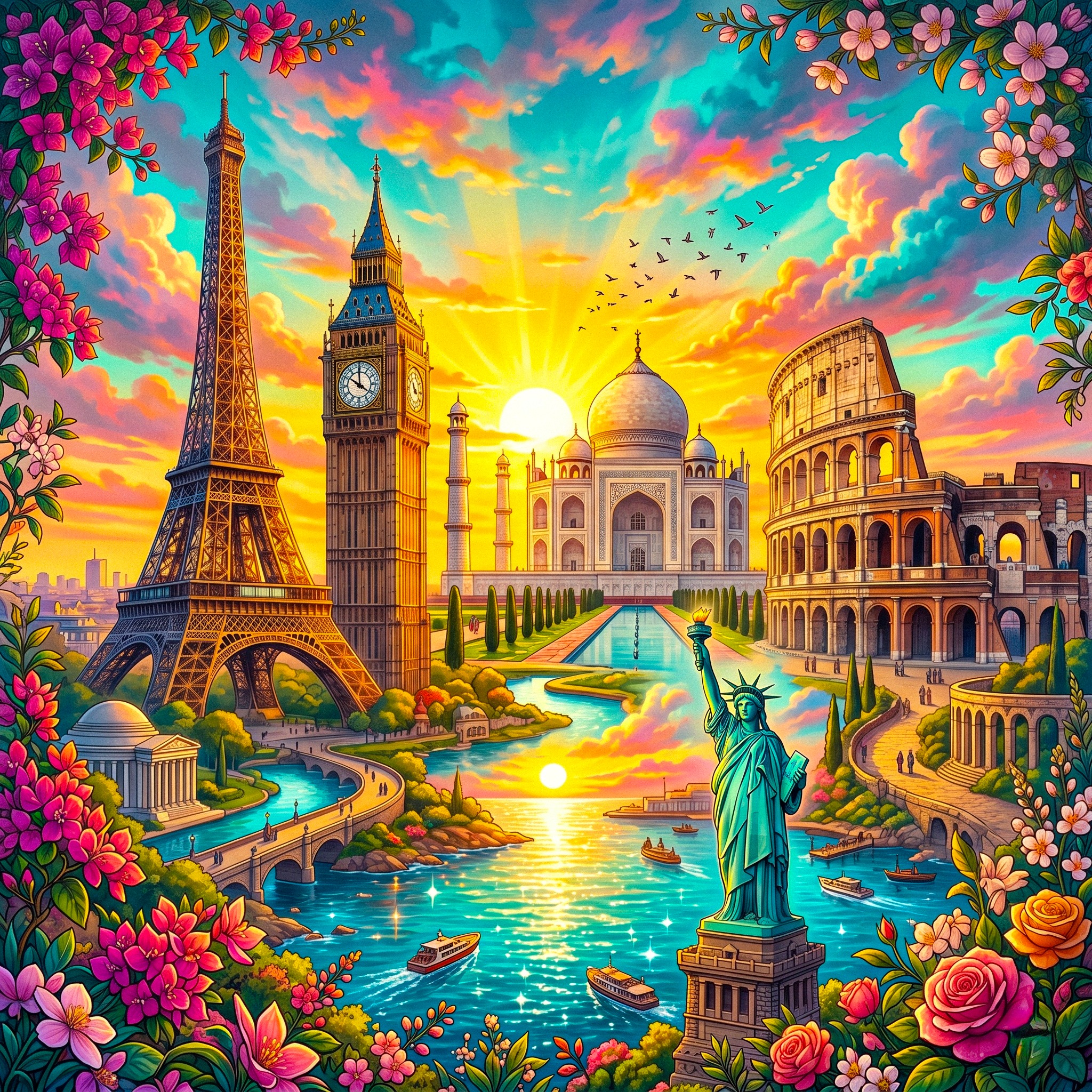 Landmarks jigsaw puzzle by Gotiva