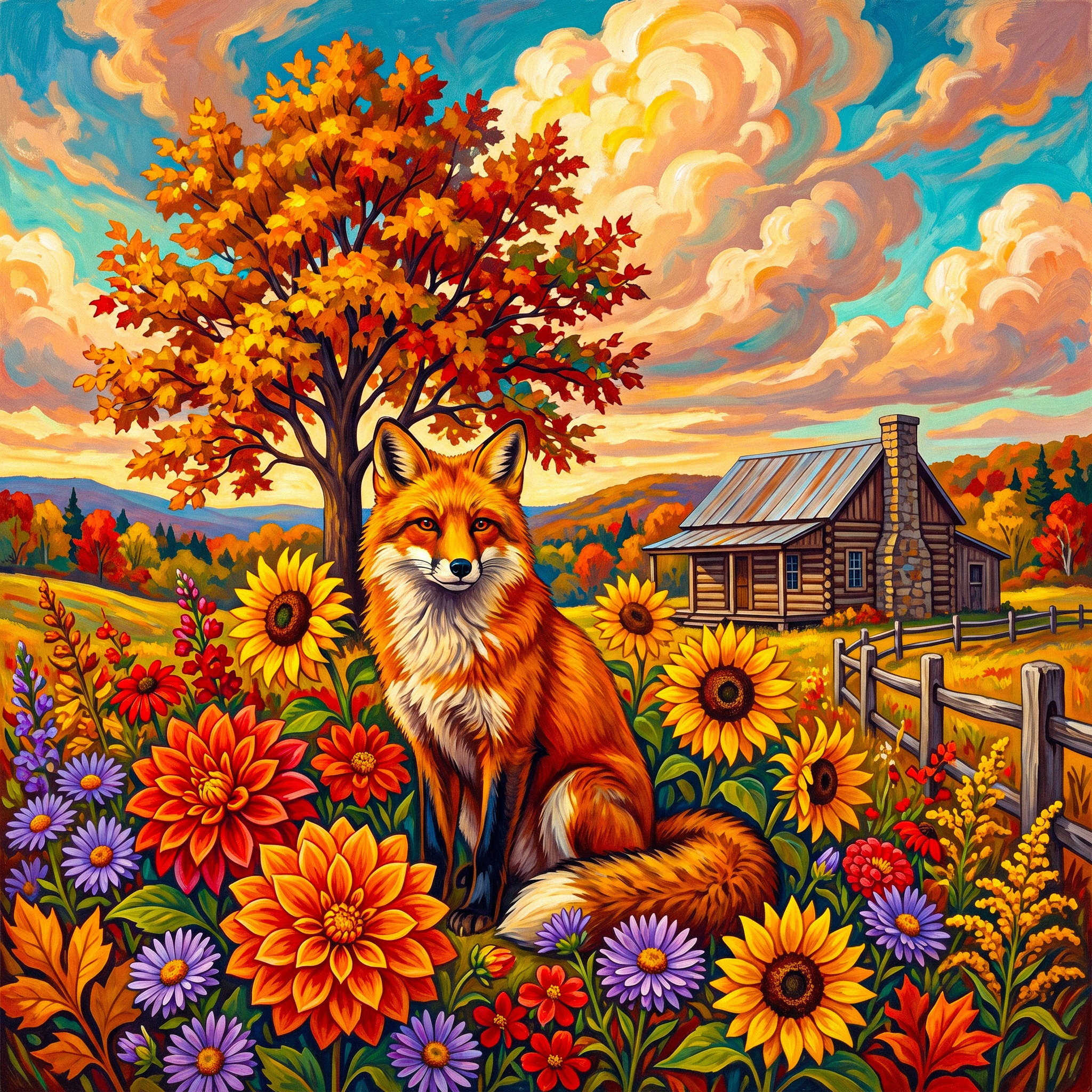Red Fox jigsaw puzzle by Gotiva