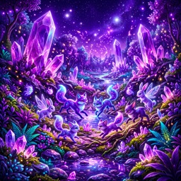 Fox land jigsaw puzzle by Veloura Moonpetal