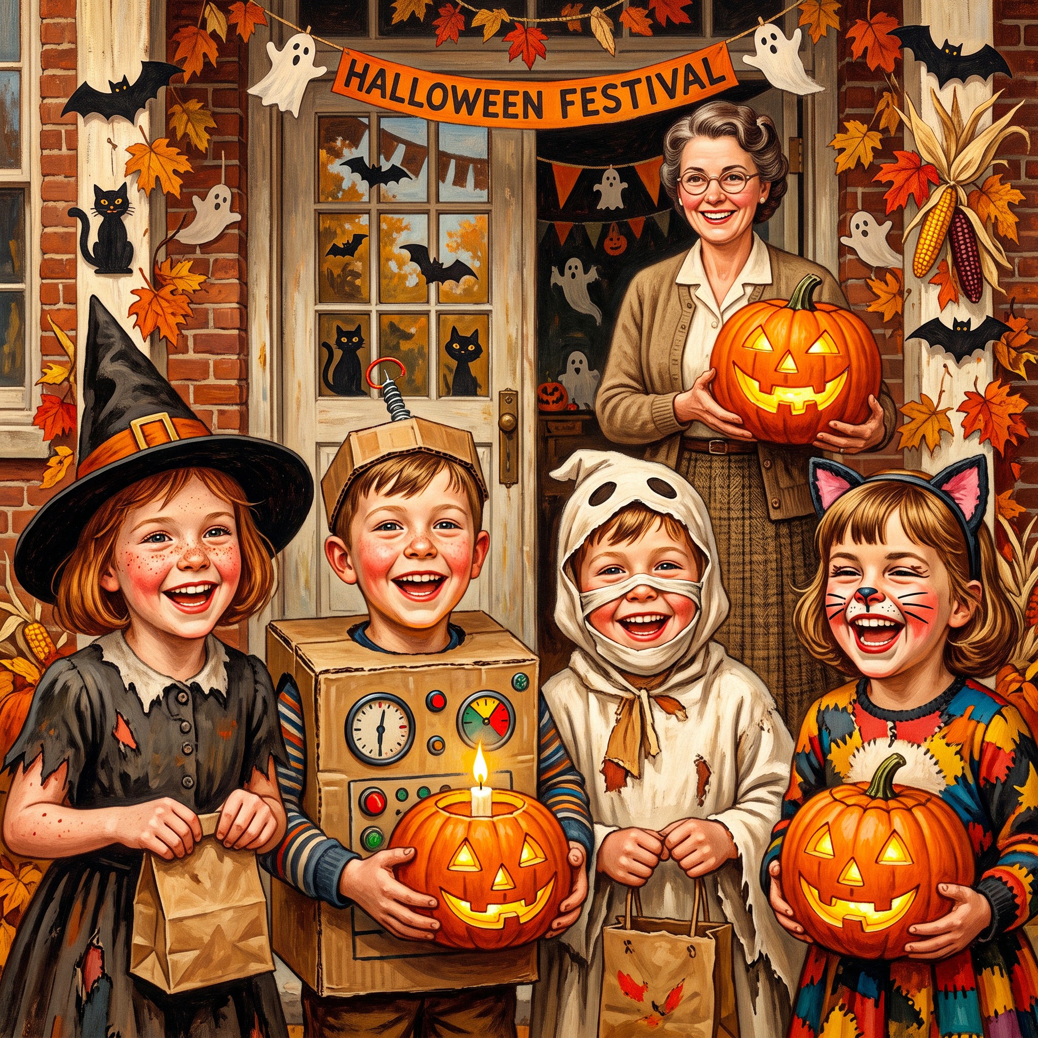 Halloween Festival jigsaw puzzle by Classic Art Jenny