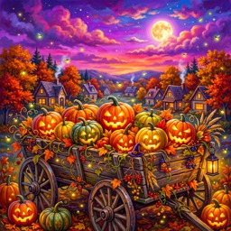 Halloween Pumpkins jigsaw puzzle by Gotiva