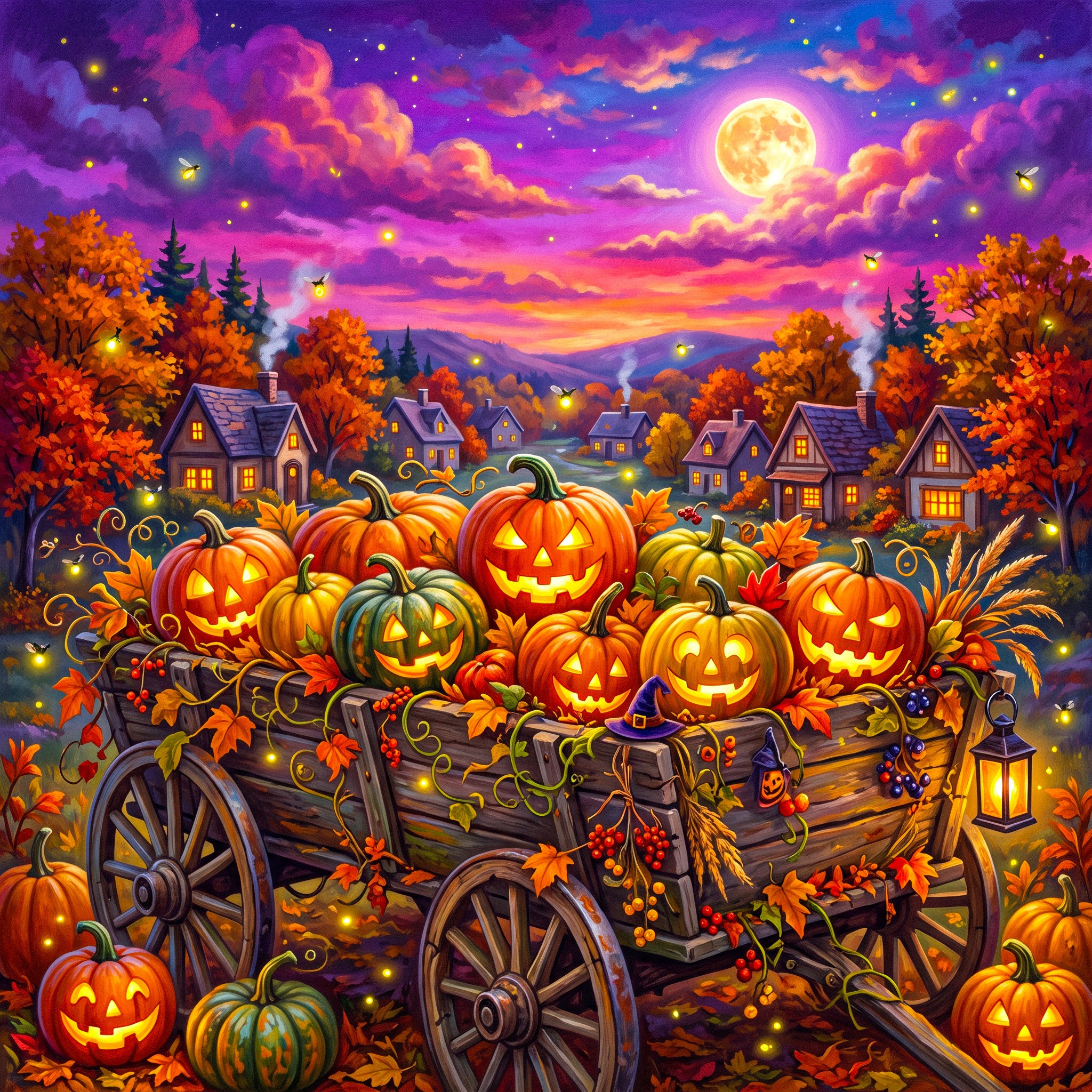 Halloween Pumpkins jigsaw puzzle by Gotiva