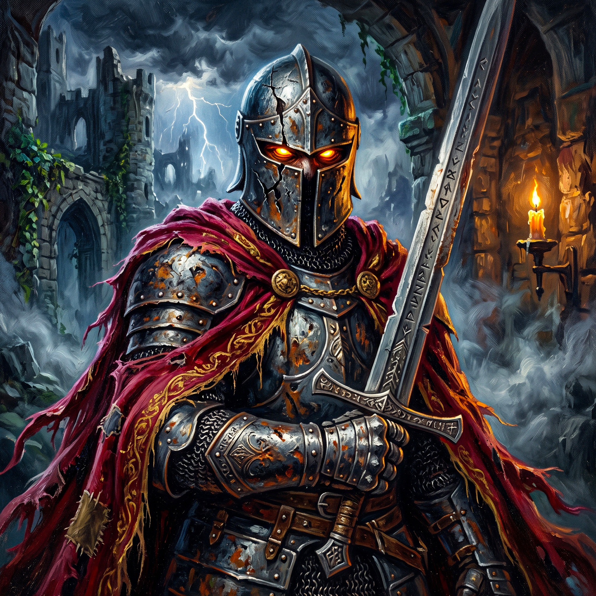 Knight jigsaw puzzle by Raven Veil