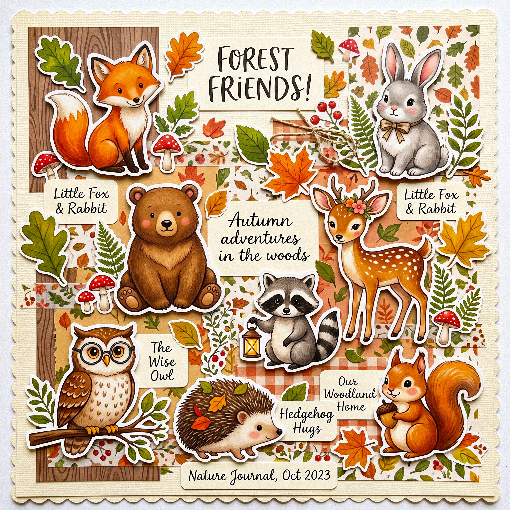Forest Friends jigsaw puzzle by Gotiva