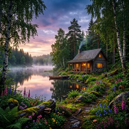 Home in Forest jigsaw puzzle by Gotiva