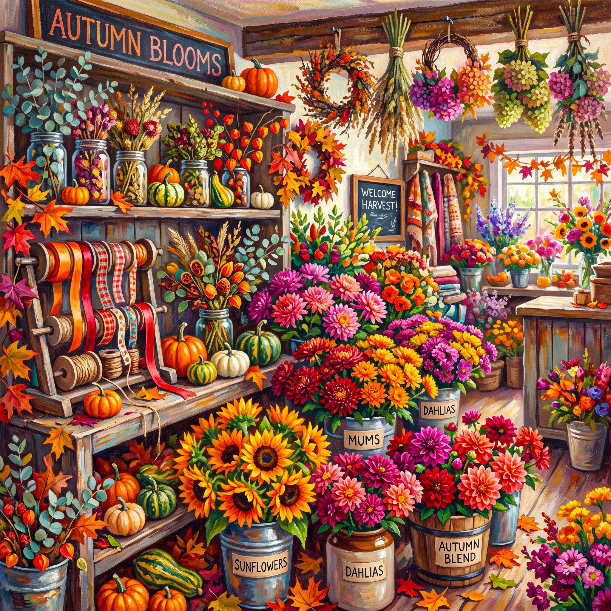 Flower Shop jigsaw puzzle by Gotiva