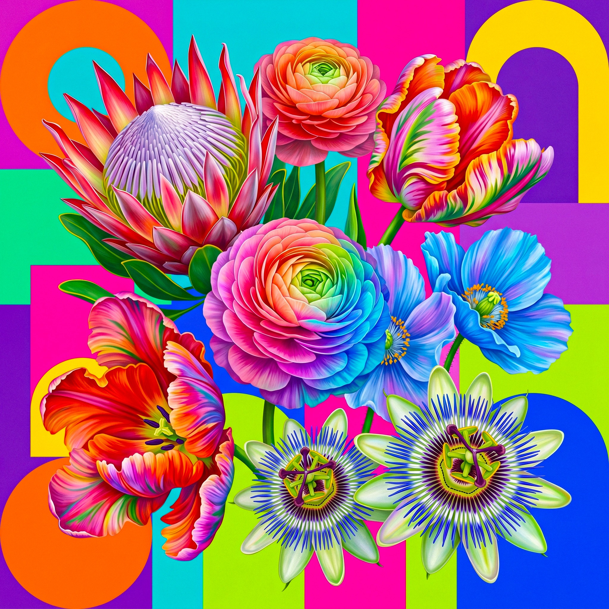 Flowers jigsaw puzzle by Juliet Art