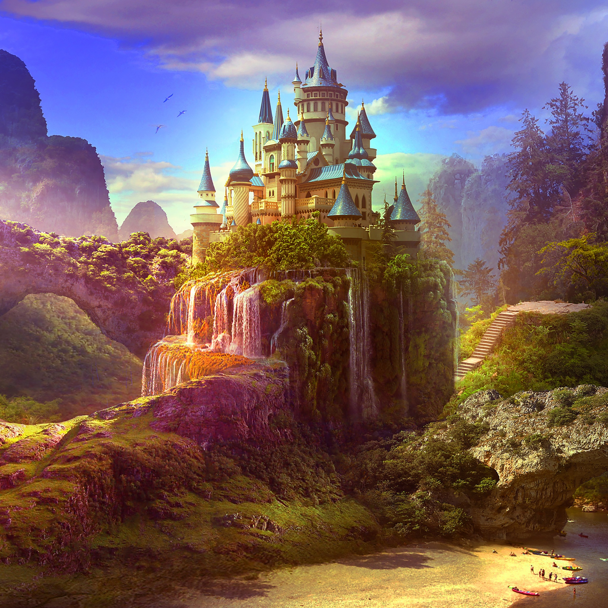 Fantasy Castle jigsaw puzzle by Gotiva