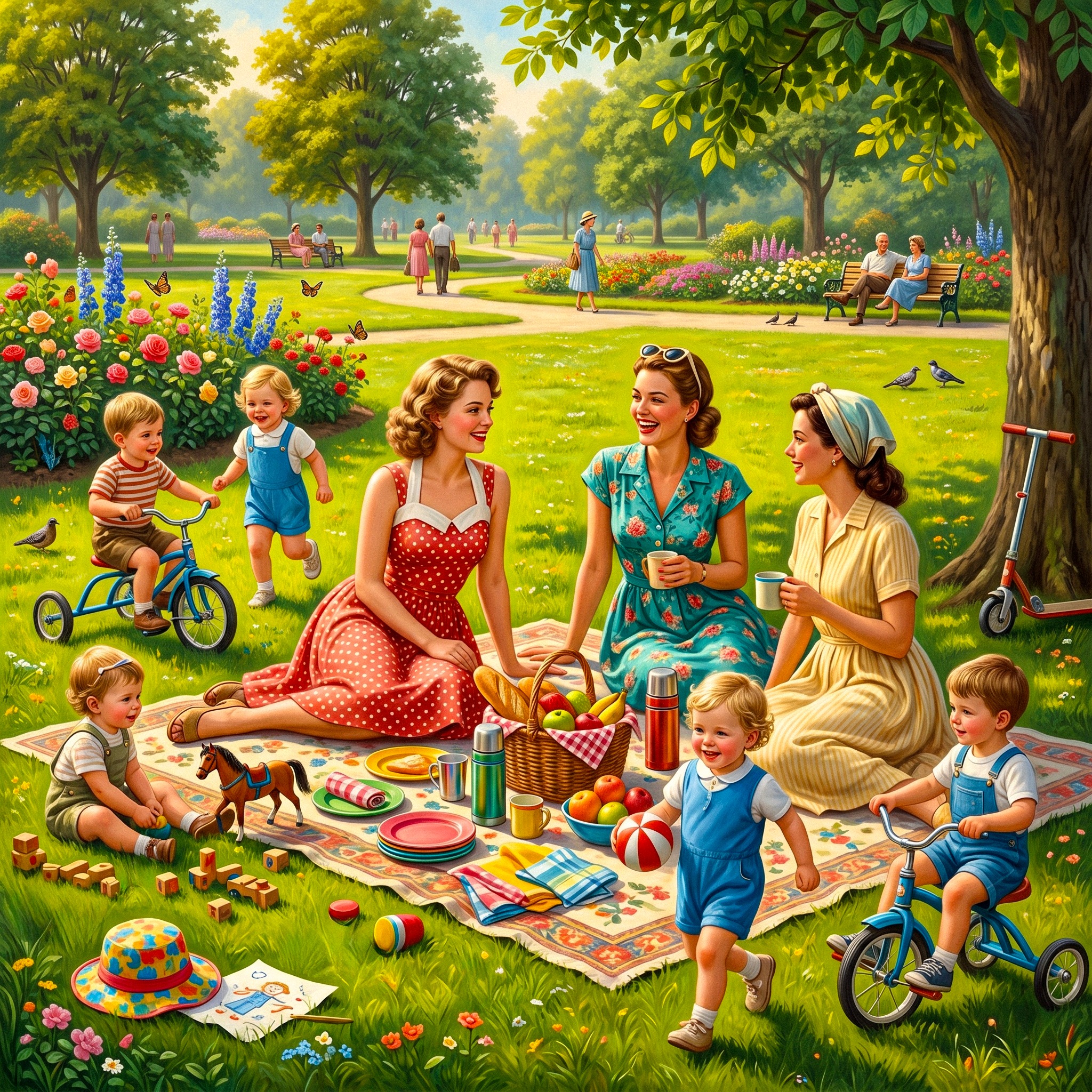 Time in the Park jigsaw puzzle by Classic Art Jenny