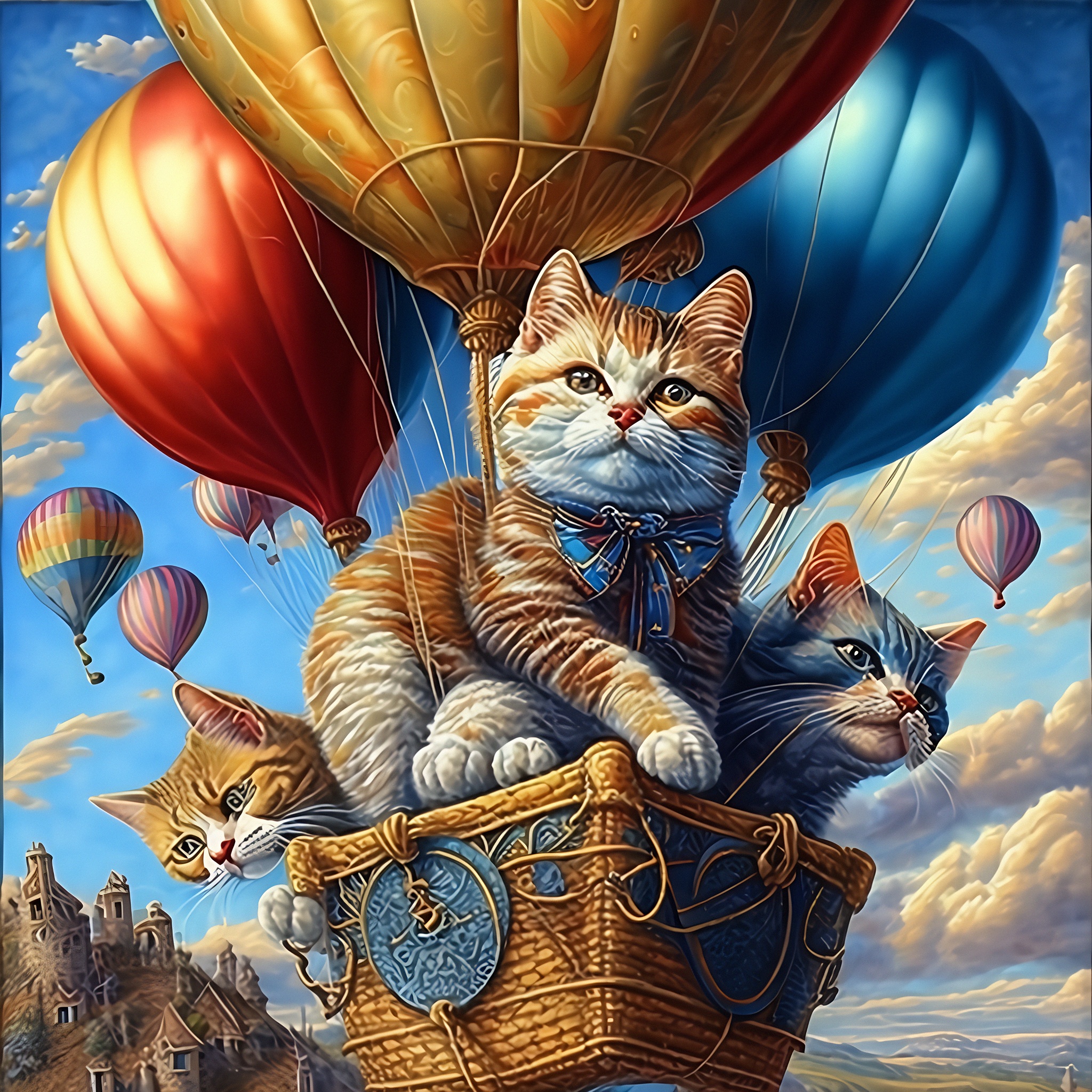 Hot Air balloon Ride jigsaw puzzle by Gotiva