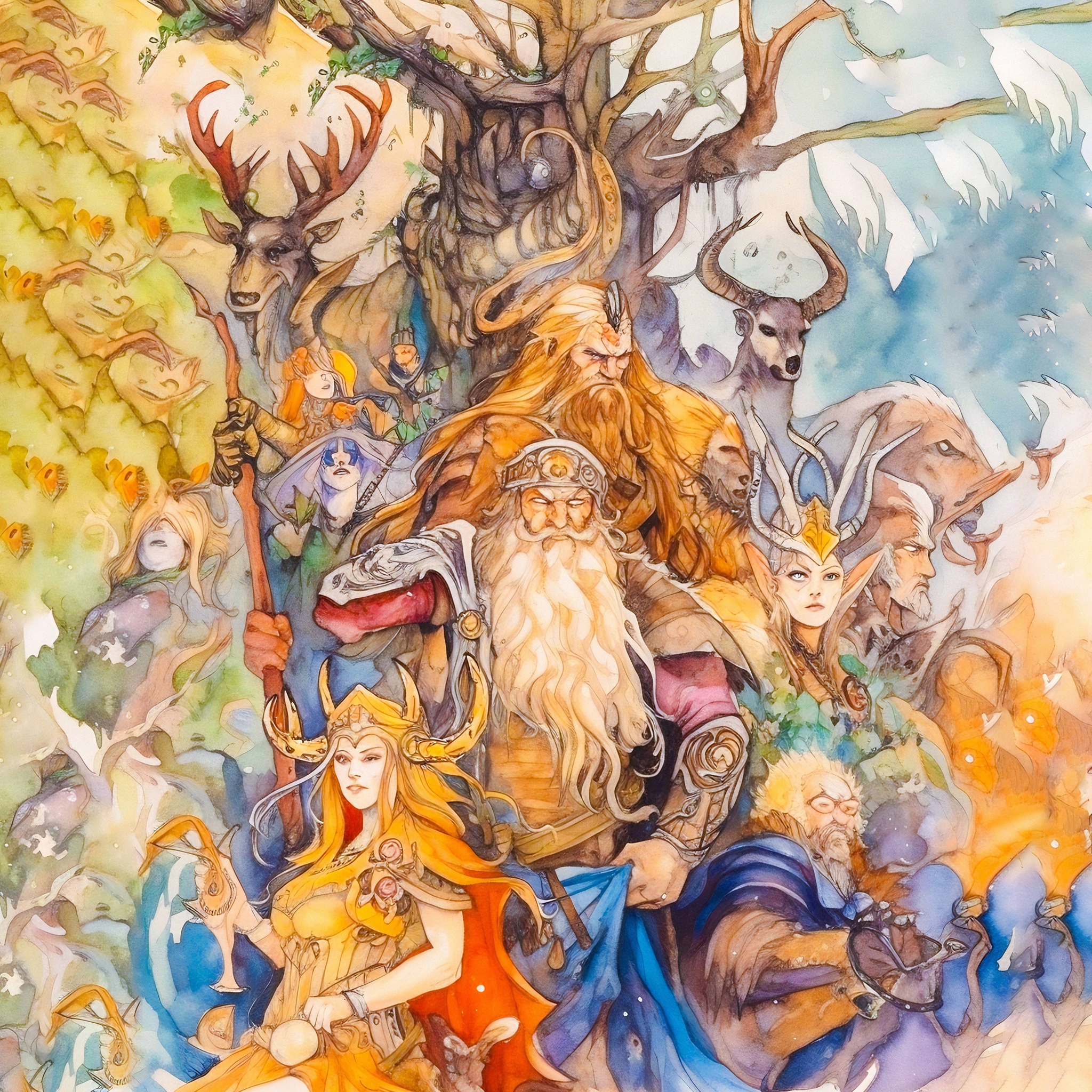 Odin's people jigsaw puzzle by Gotiva