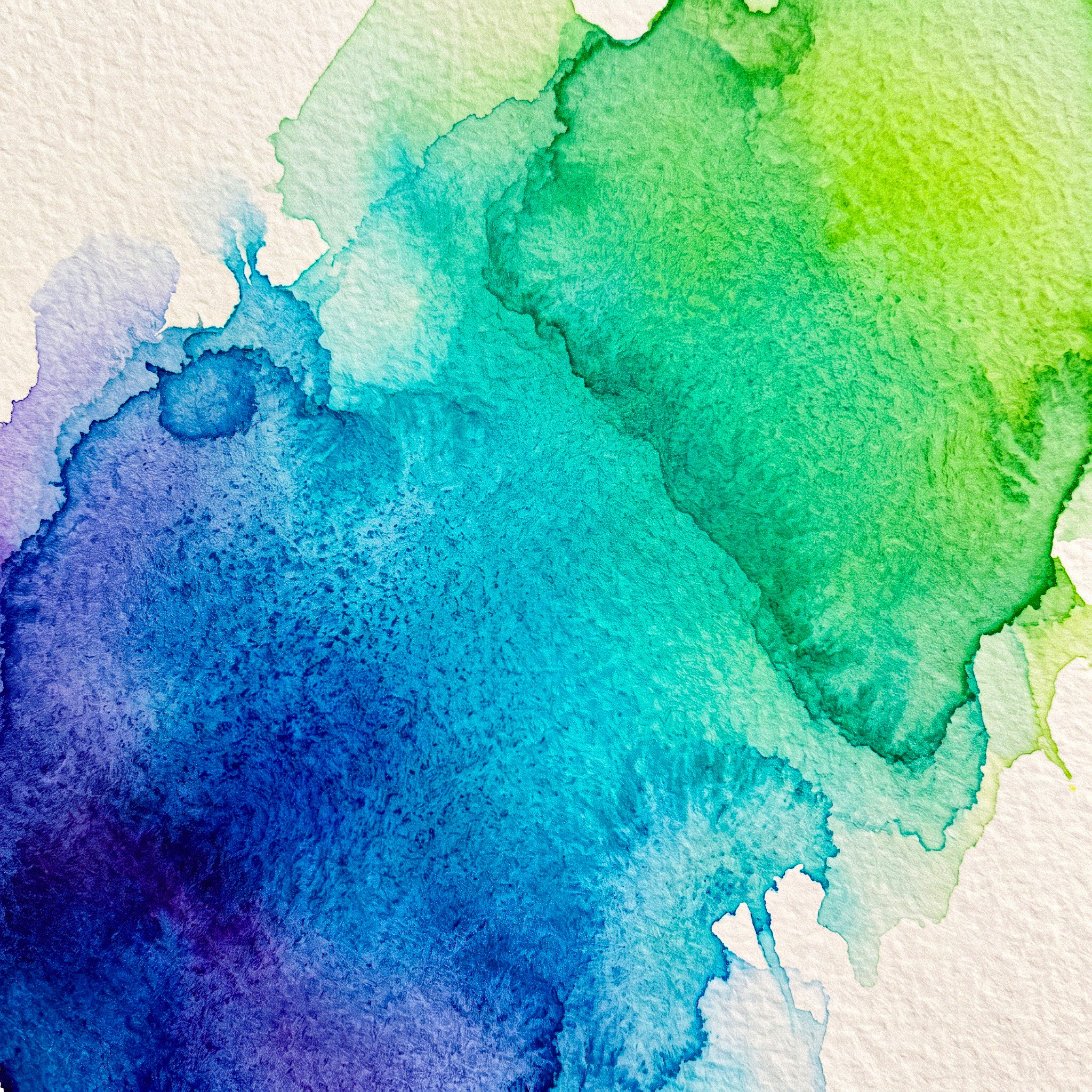 Blue and Green jigsaw puzzle by Angie Watercolors