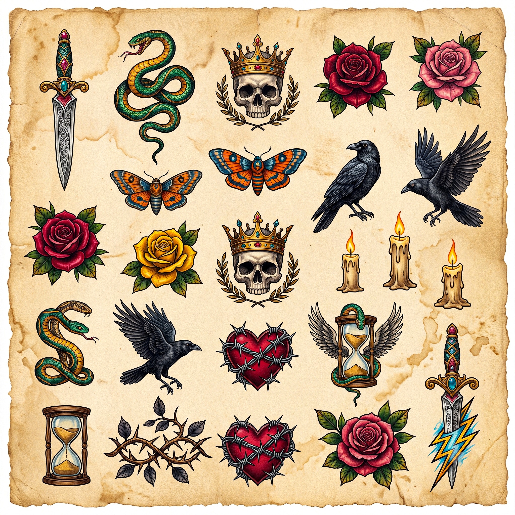 Tattoos jigsaw puzzle by Raven Veil