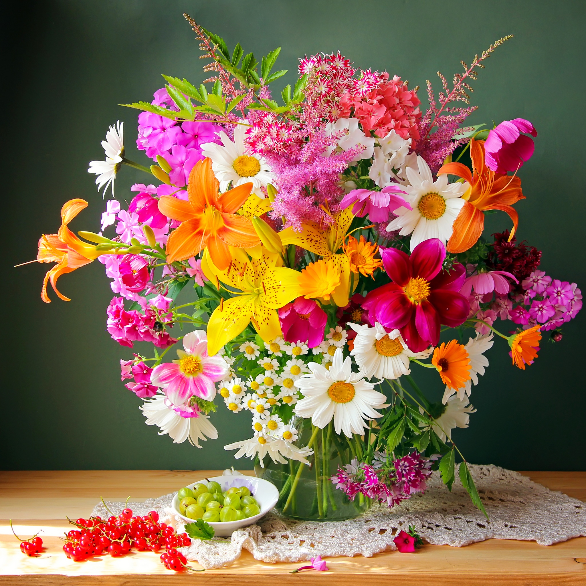 Beautiful Flowers in a Vase jigsaw puzzle by Gotiva