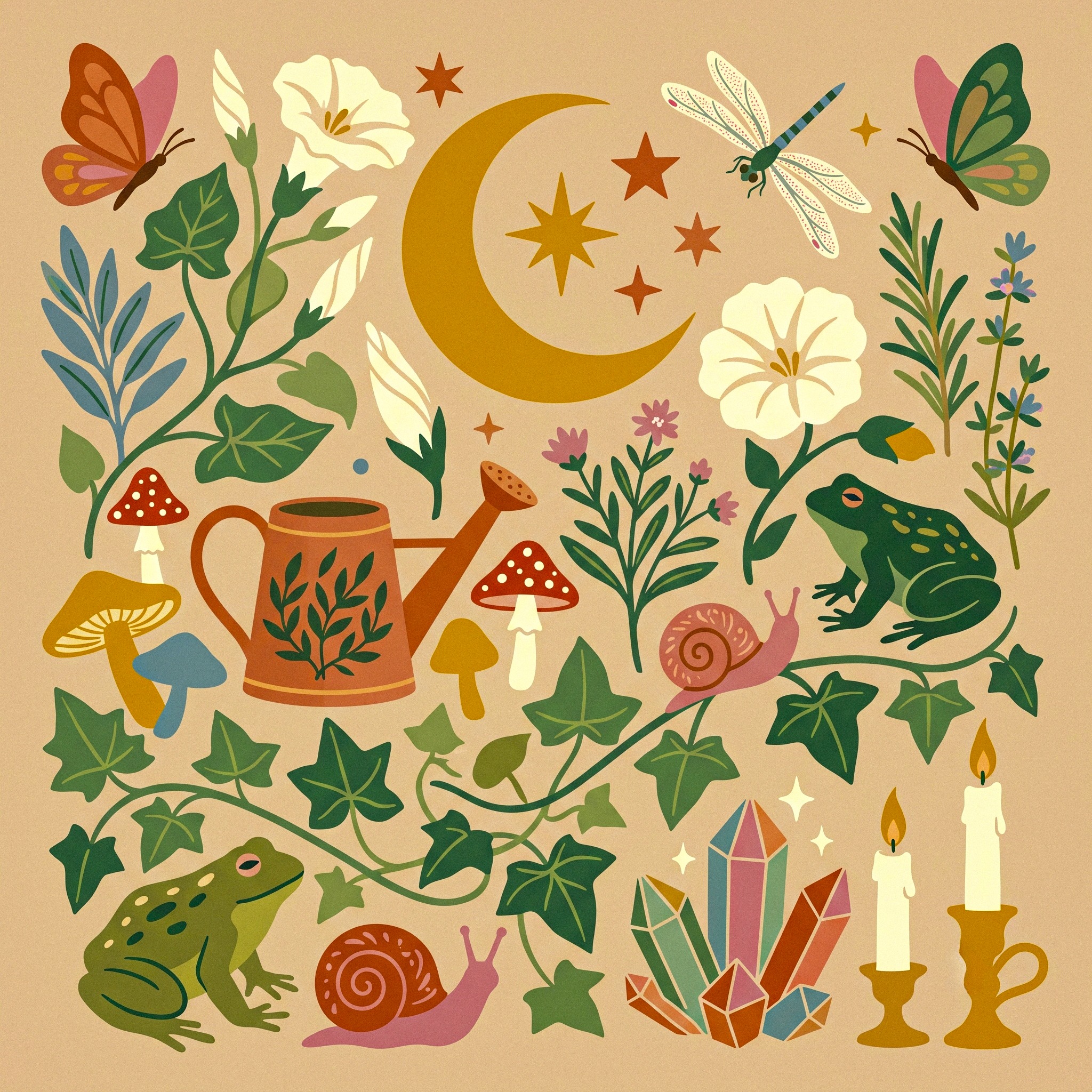 Frog and Snail jigsaw puzzle by Silvia Arts