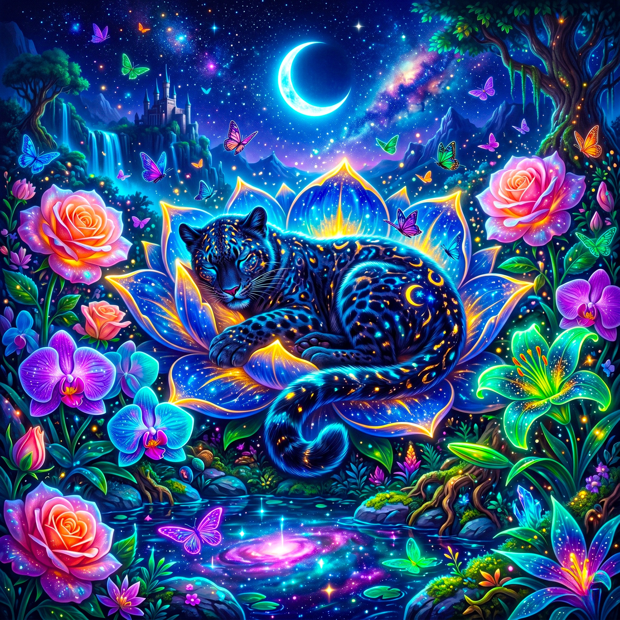 Sleepy Cat jigsaw puzzle by Amazia Art