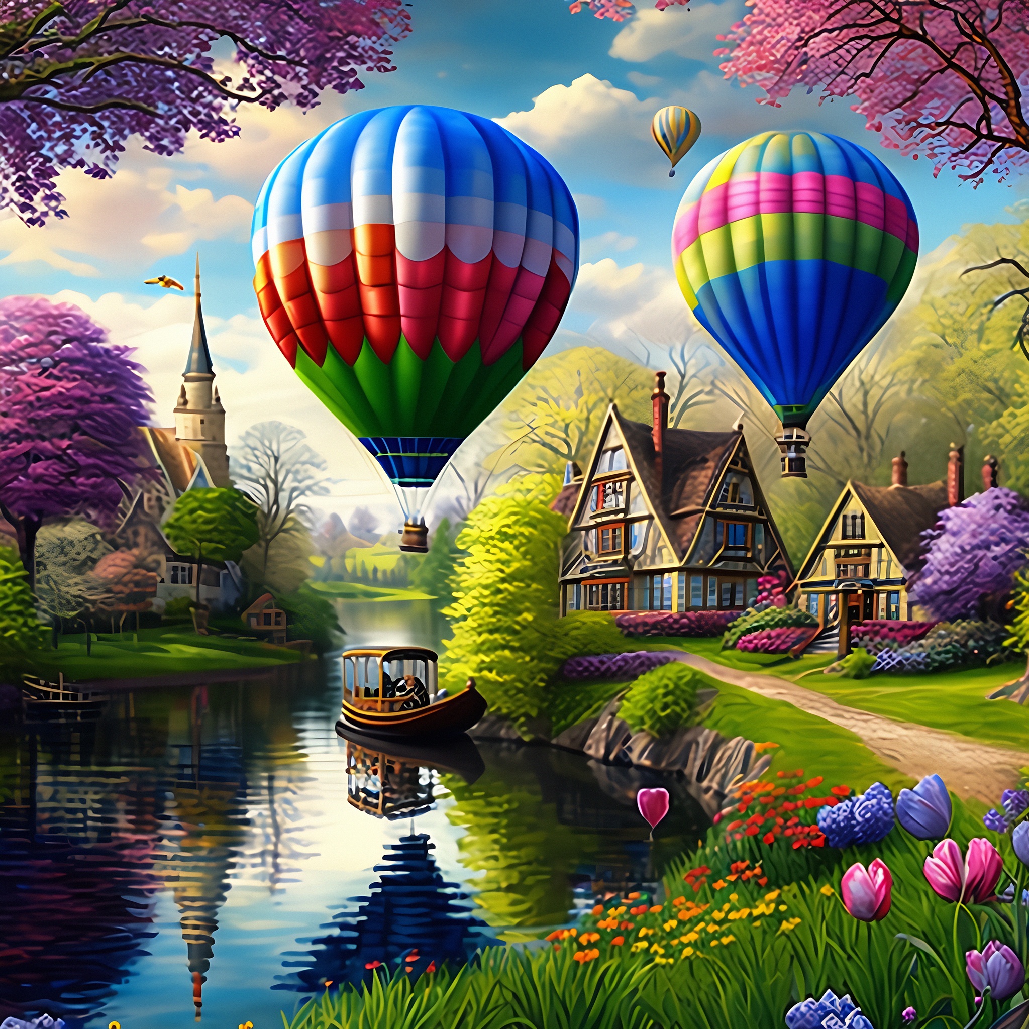 Fantasy Village jigsaw puzzle by Gotiva