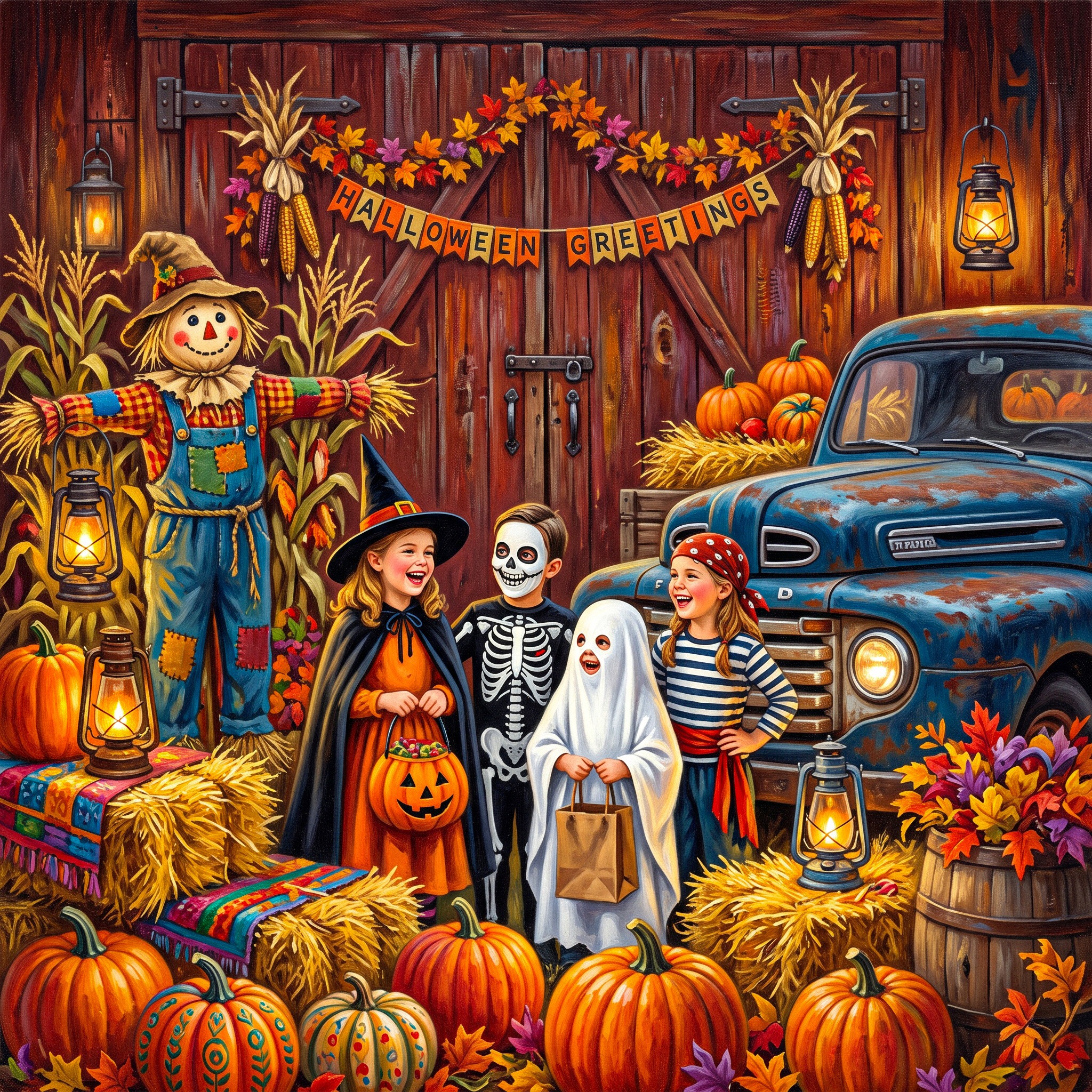 Halloween Greyings jigsaw puzzle by Classic Art Jenny