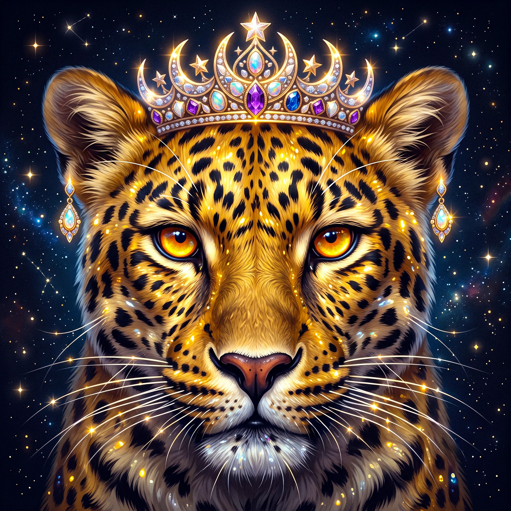 Crowned Cat jigsaw puzzle by Gotiva