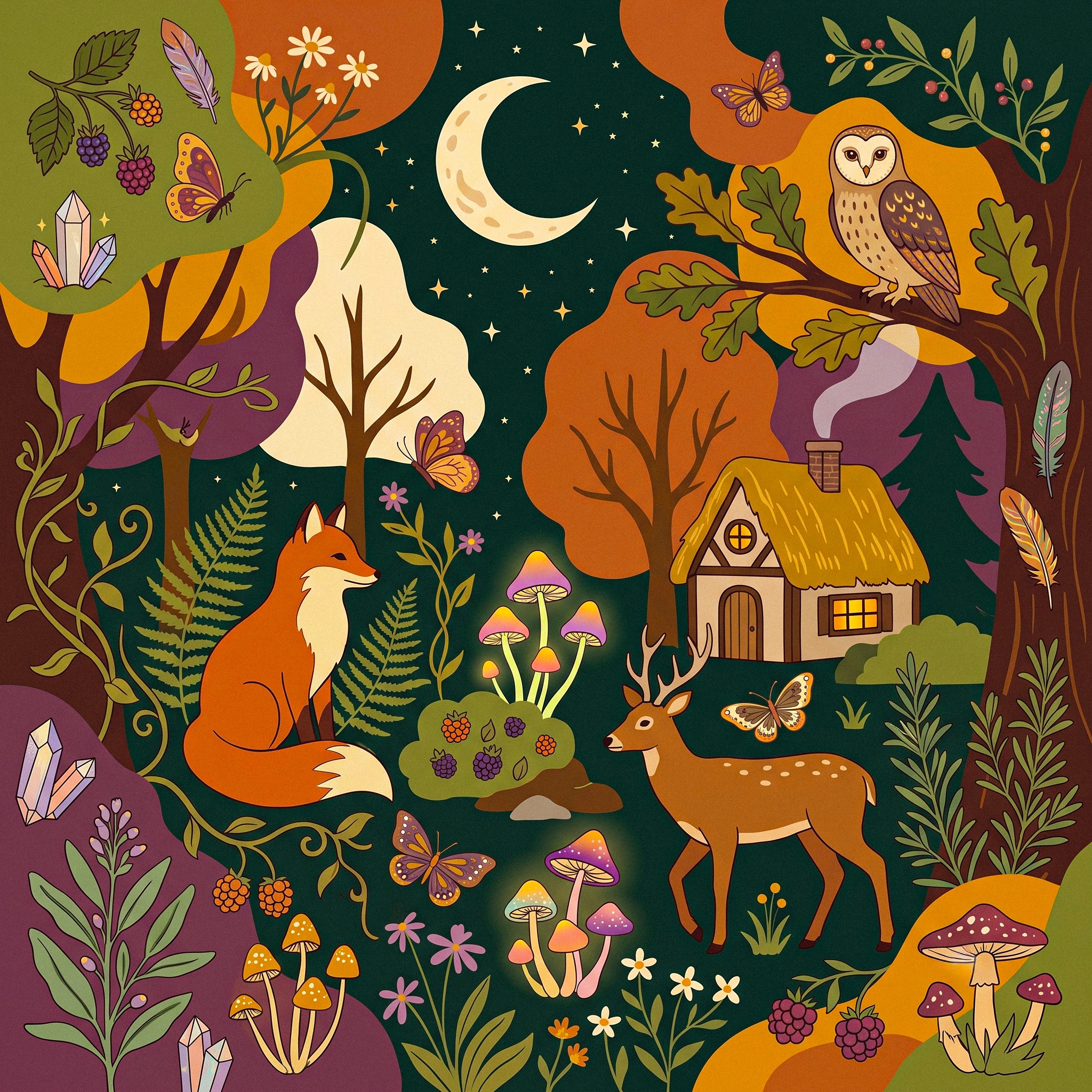 Forest jigsaw puzzle by Silvia Arts