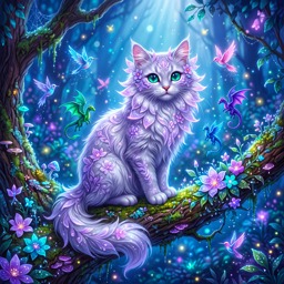 Cat jigsaw puzzle by Aria Solenne