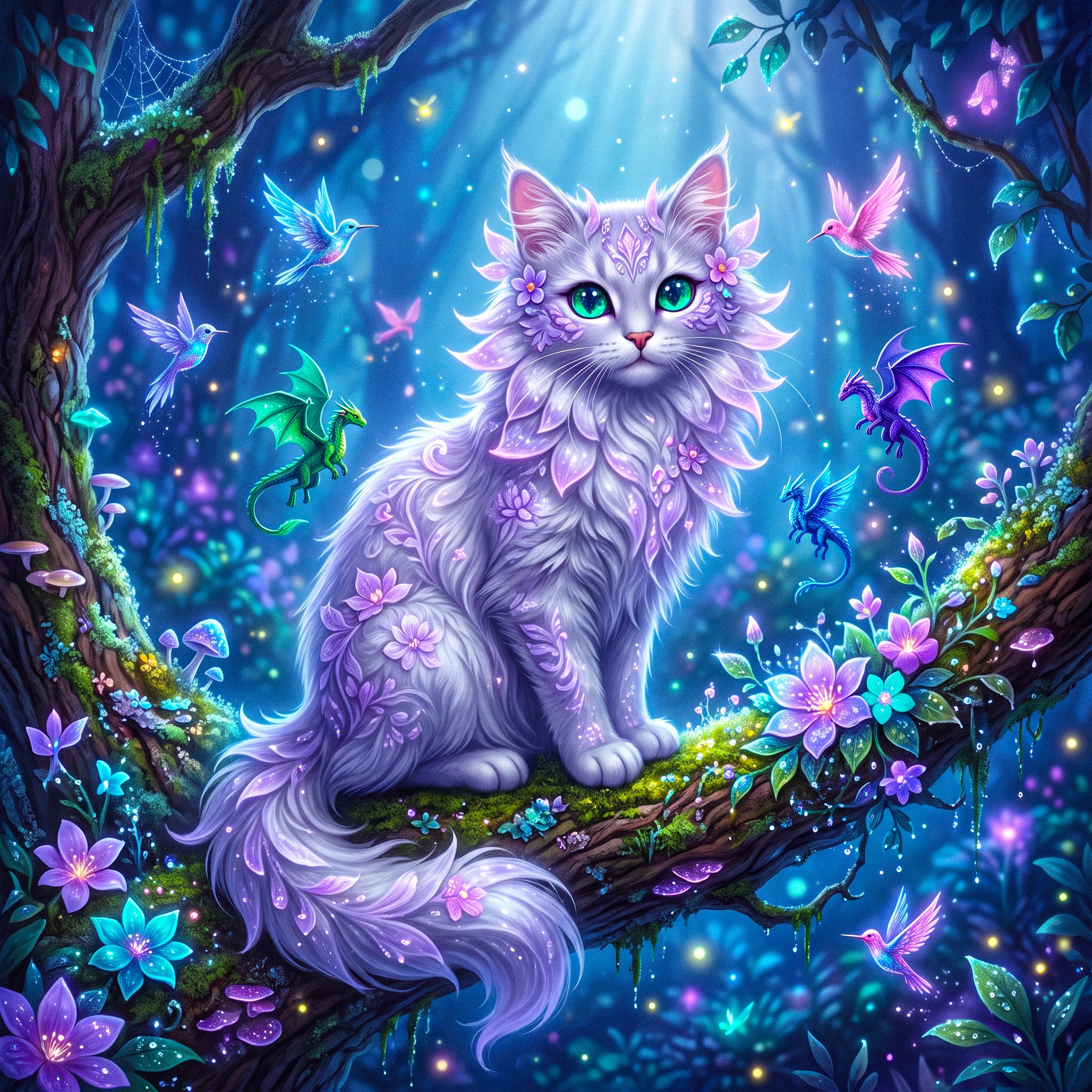 Cat jigsaw puzzle by Aria Solenne