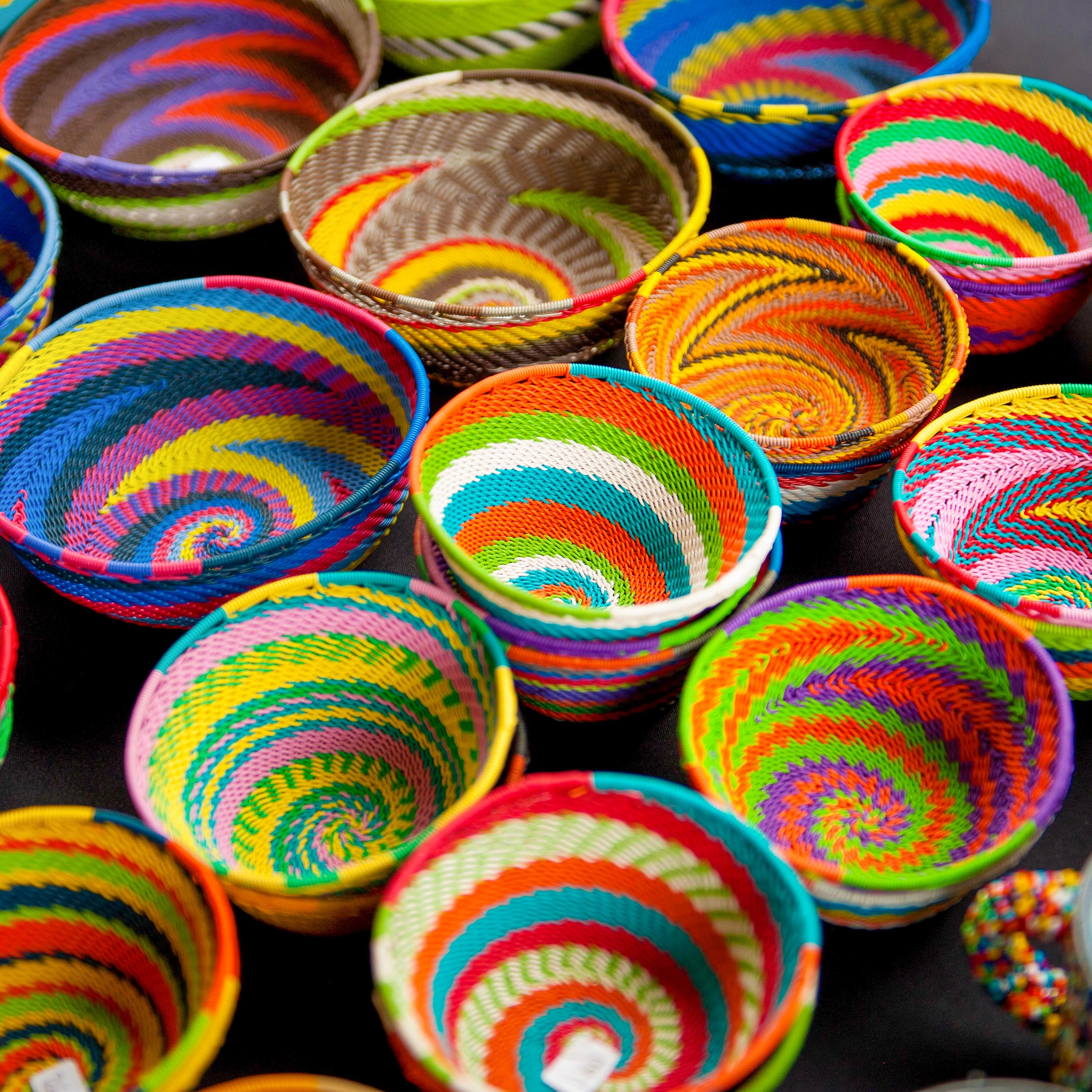 Hand Made Colorful Baskets jigsaw puzzle by Gotiva