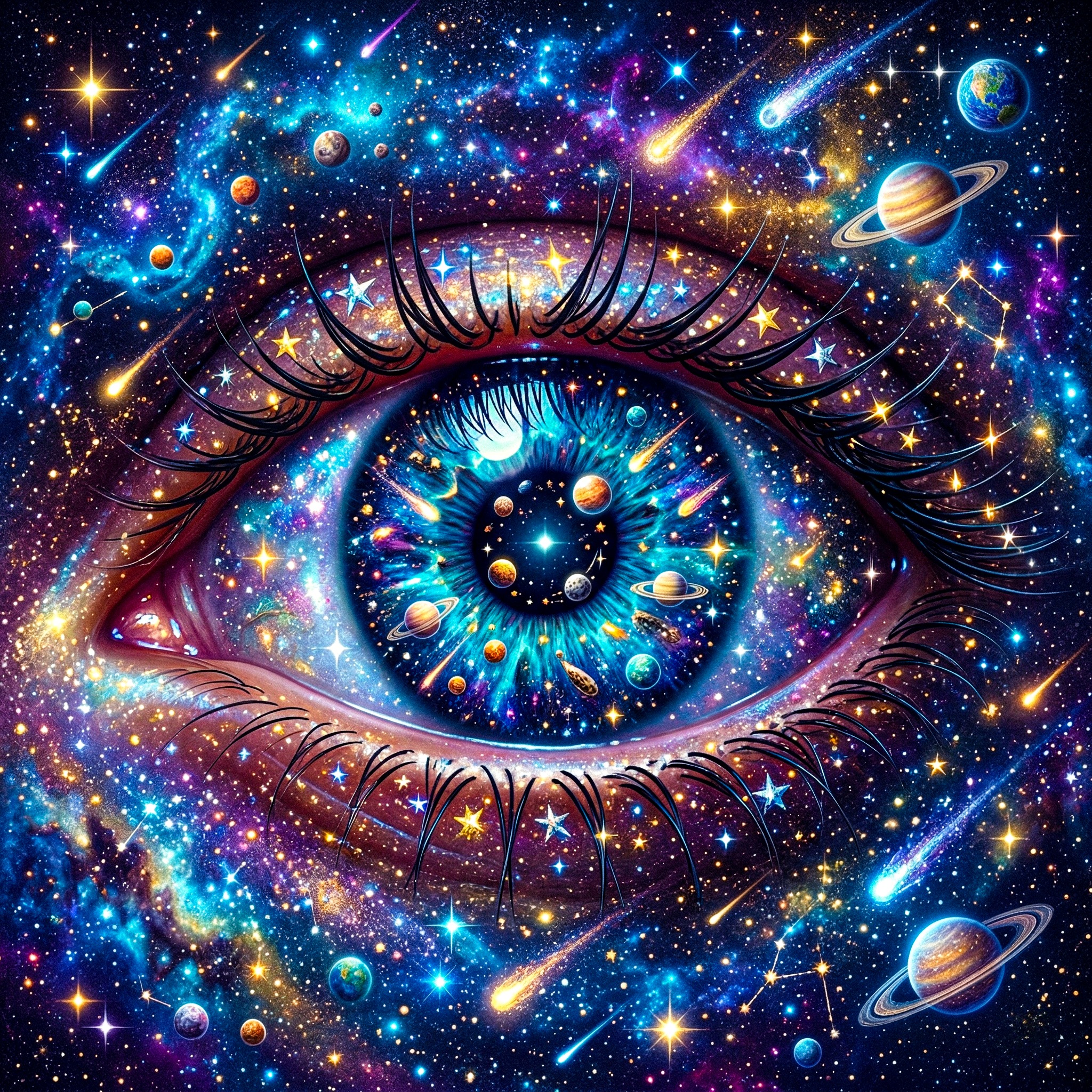 Space Eye jigsaw puzzle by Gotiva