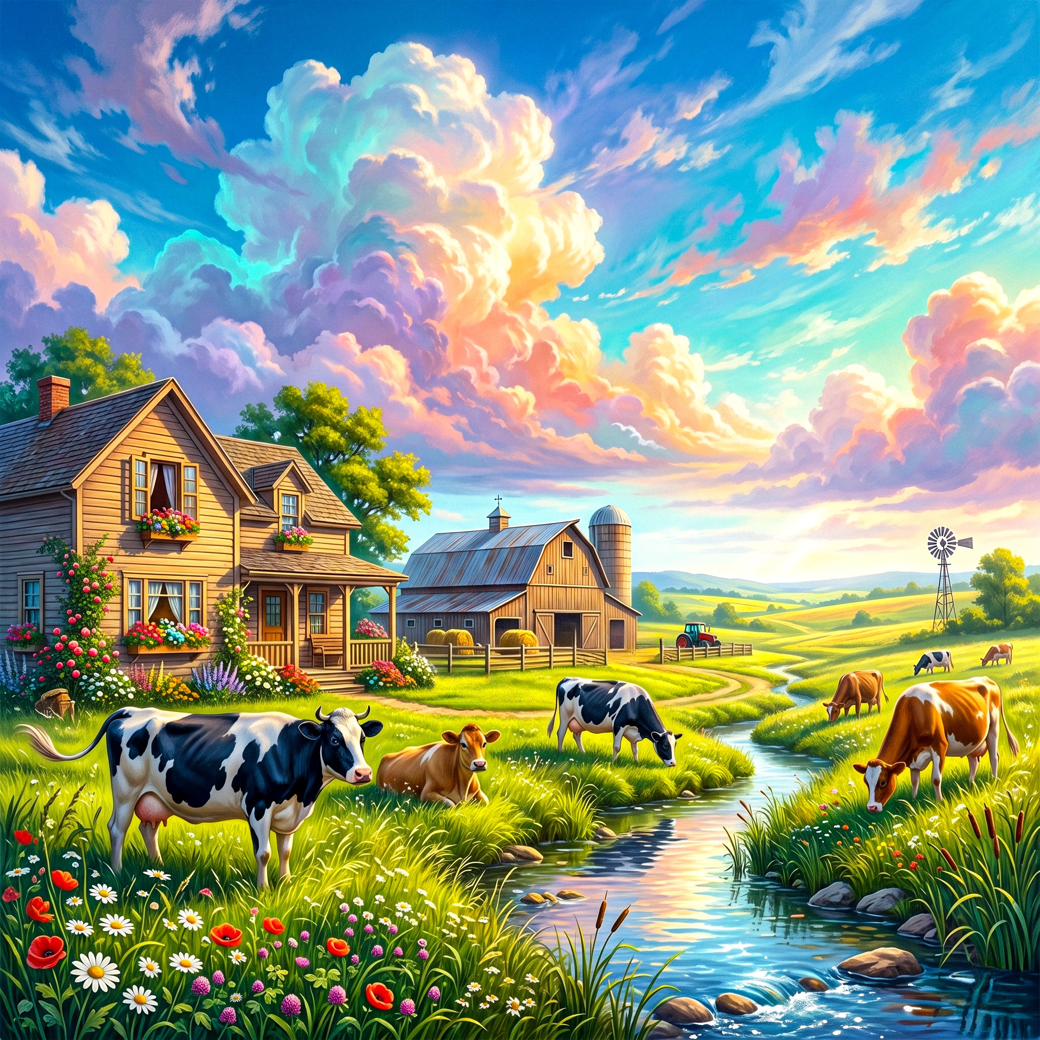 Cows jigsaw puzzle by Gotiva