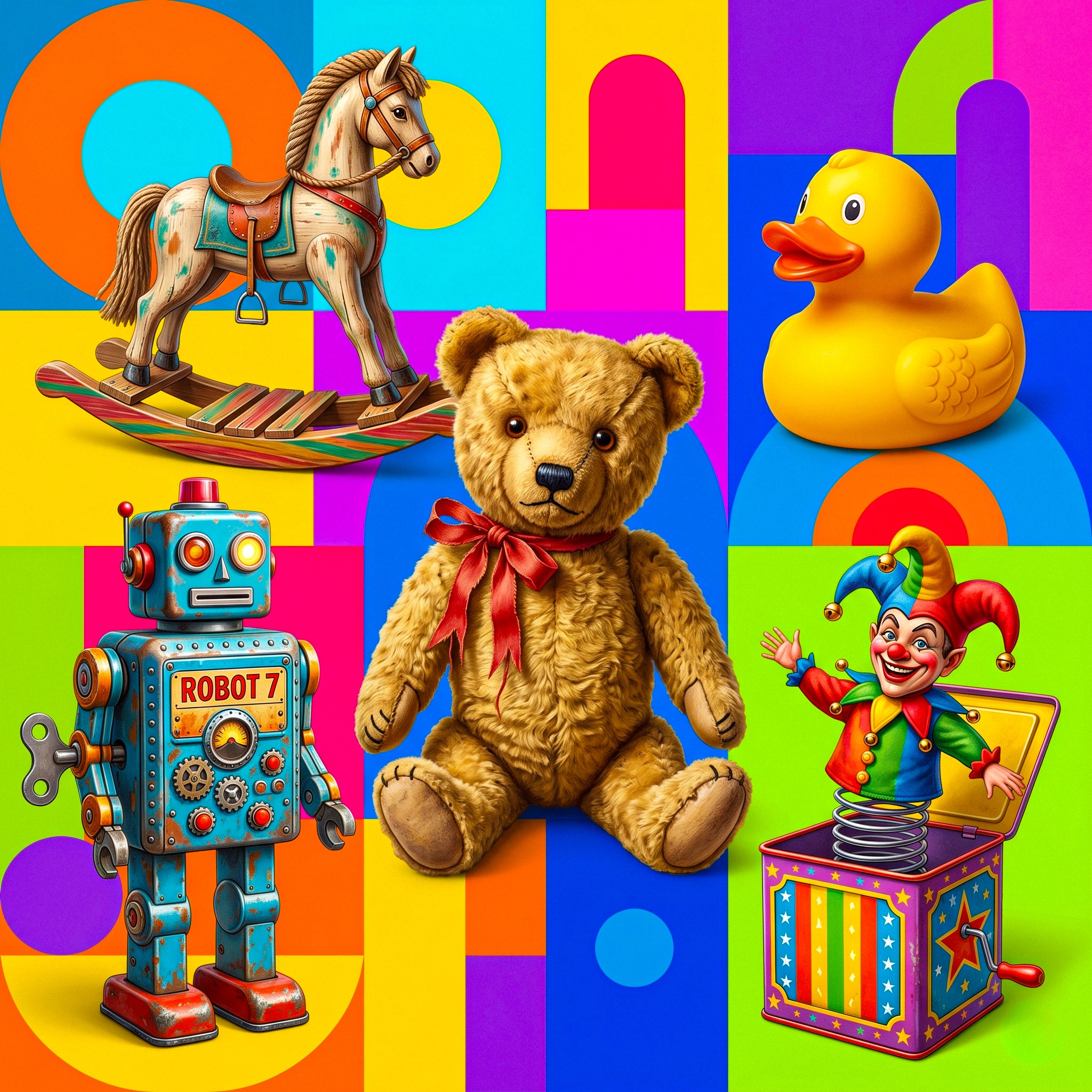 Toys jigsaw puzzle by Juliet Art