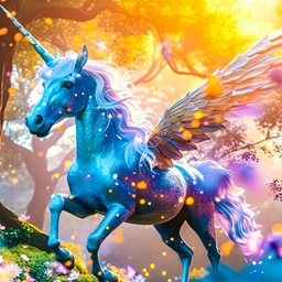 Unicorn with wings jigsaw puzzle by Gotiva