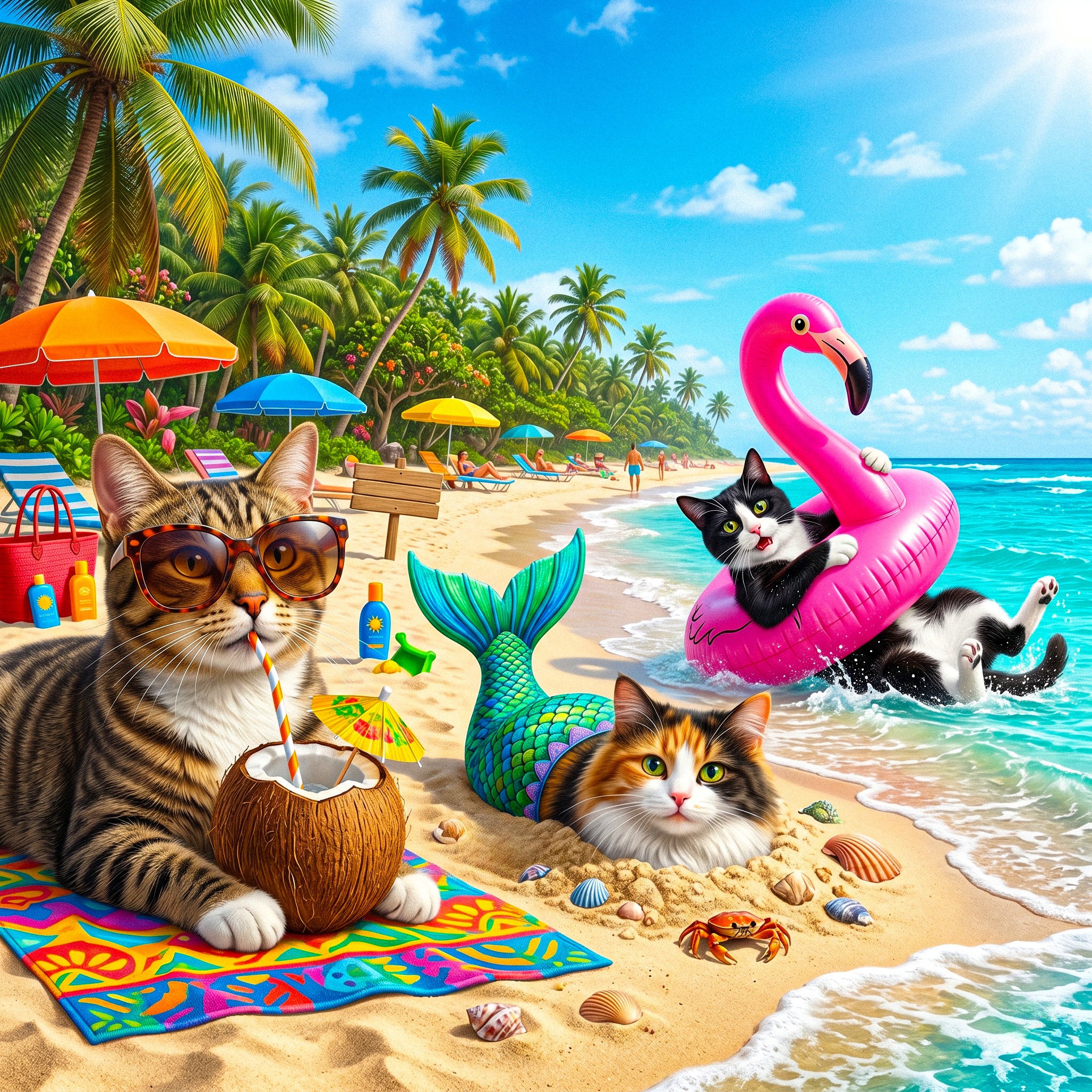 Beach Fun jigsaw puzzle by GigglePaws