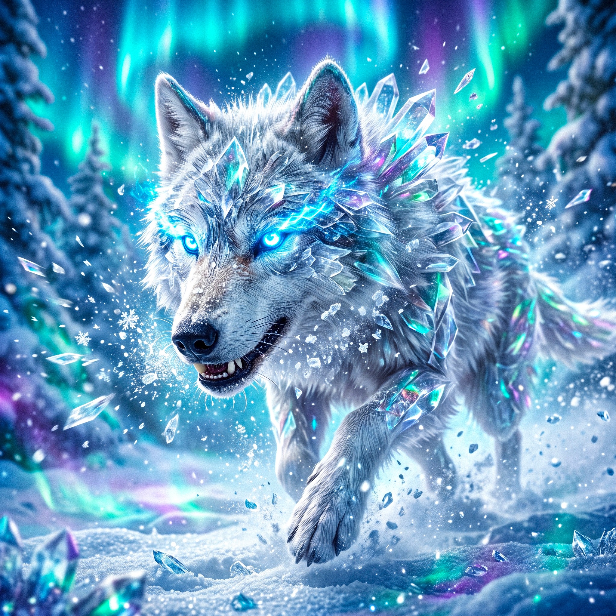 Winter Wolf jigsaw puzzle by Amazia Art