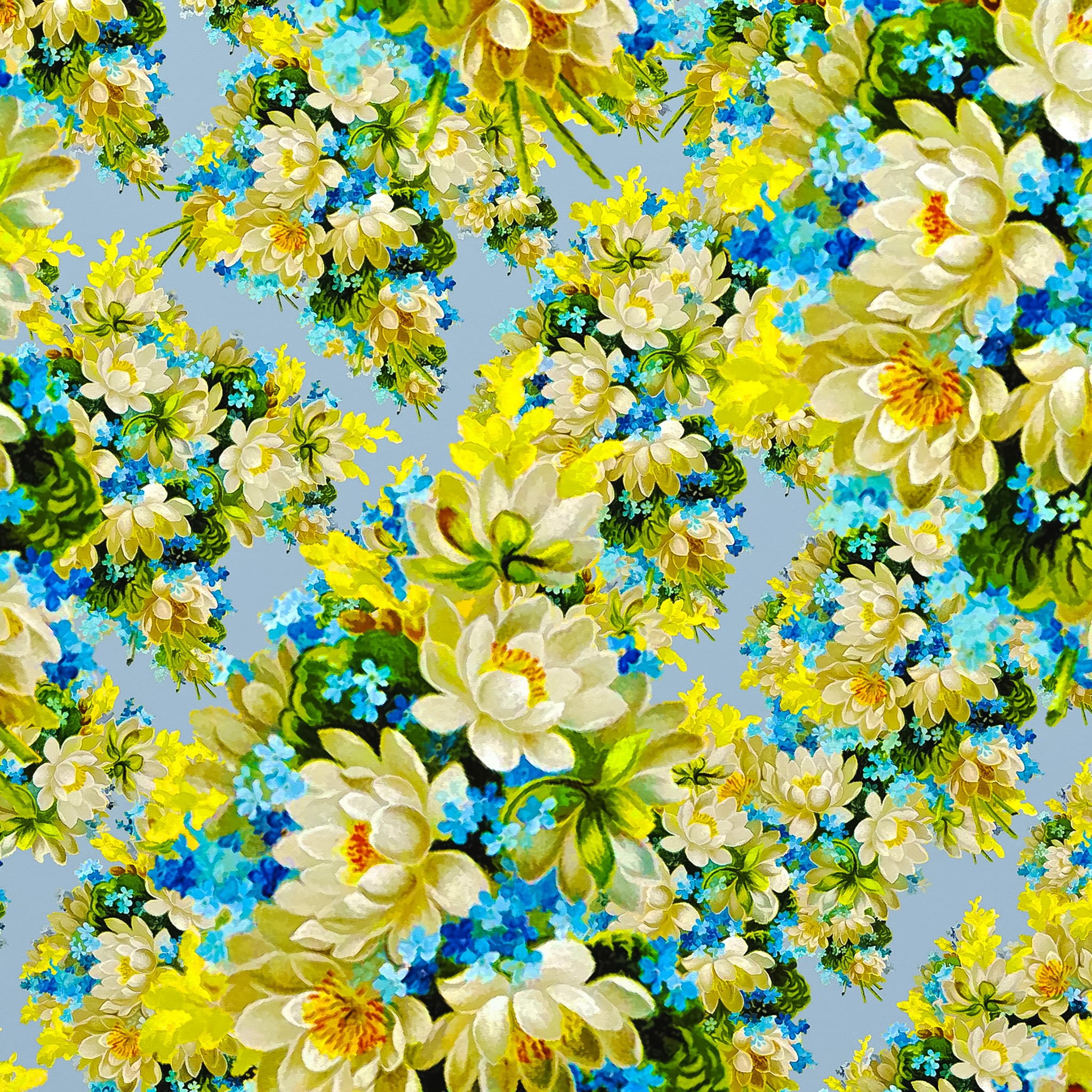 Vintage Flowery Pattern jigsaw puzzle by Gotiva