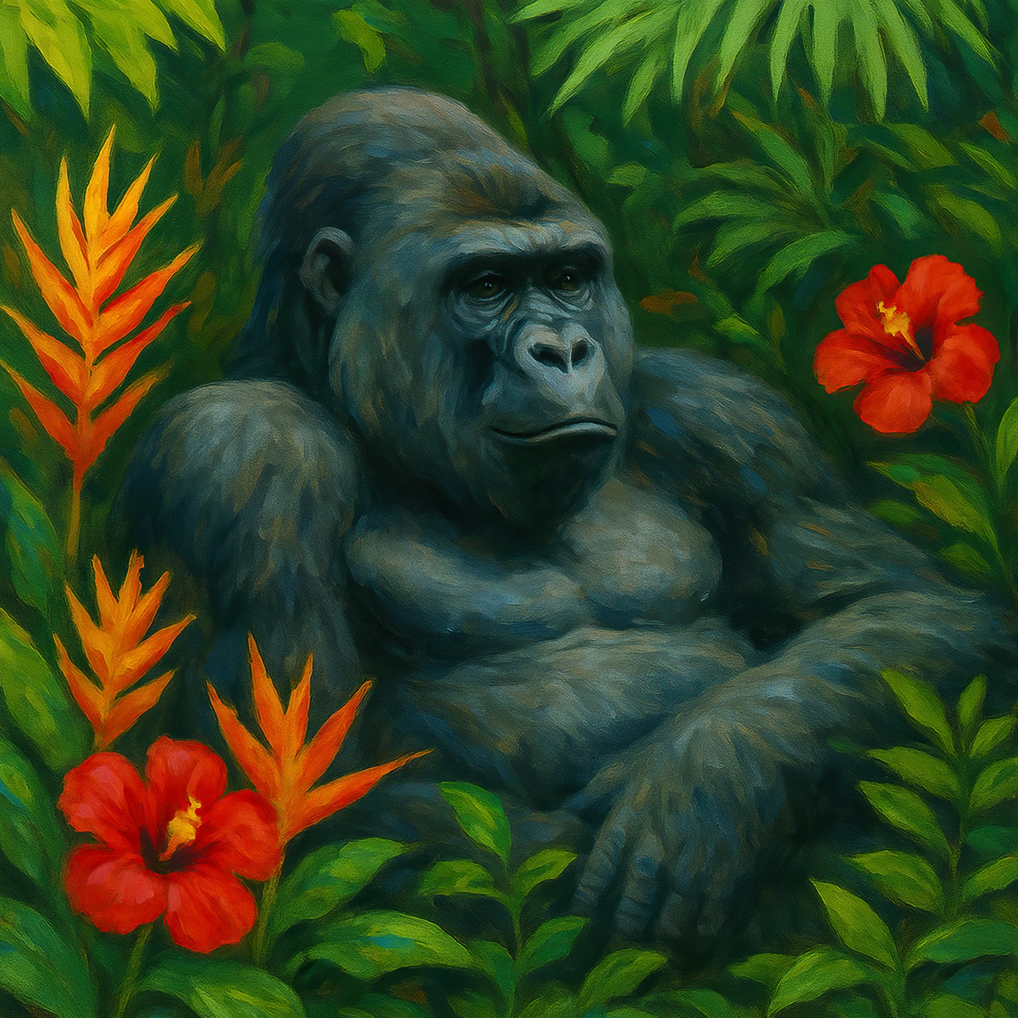 Gorilla jigsaw puzzle by Gotiva