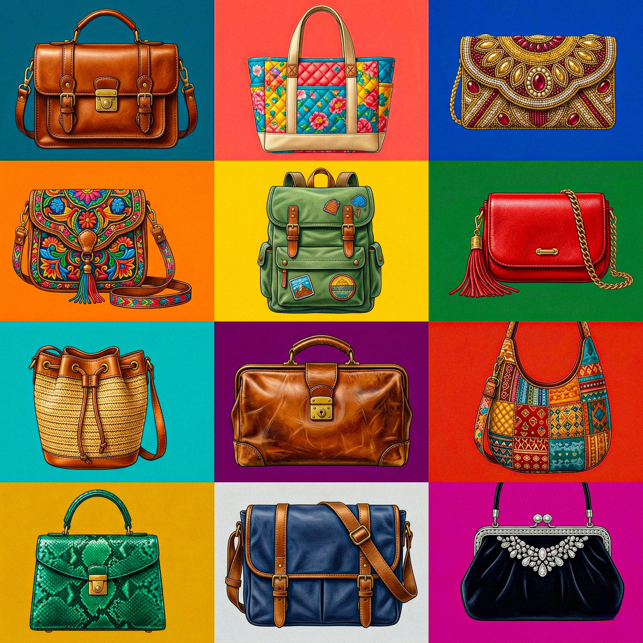 Bags jigsaw puzzle by Juliet Art