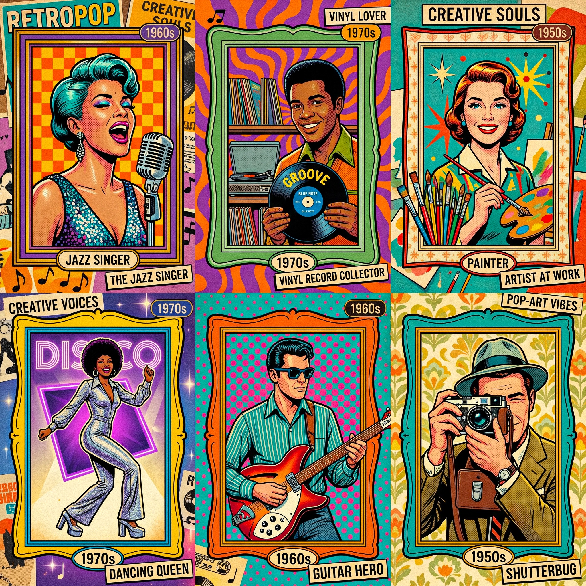 Retro jigsaw puzzle by Groovy Frames