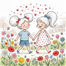 Love and Happy jigsaw puzzle by Comic Crumbs by Emma