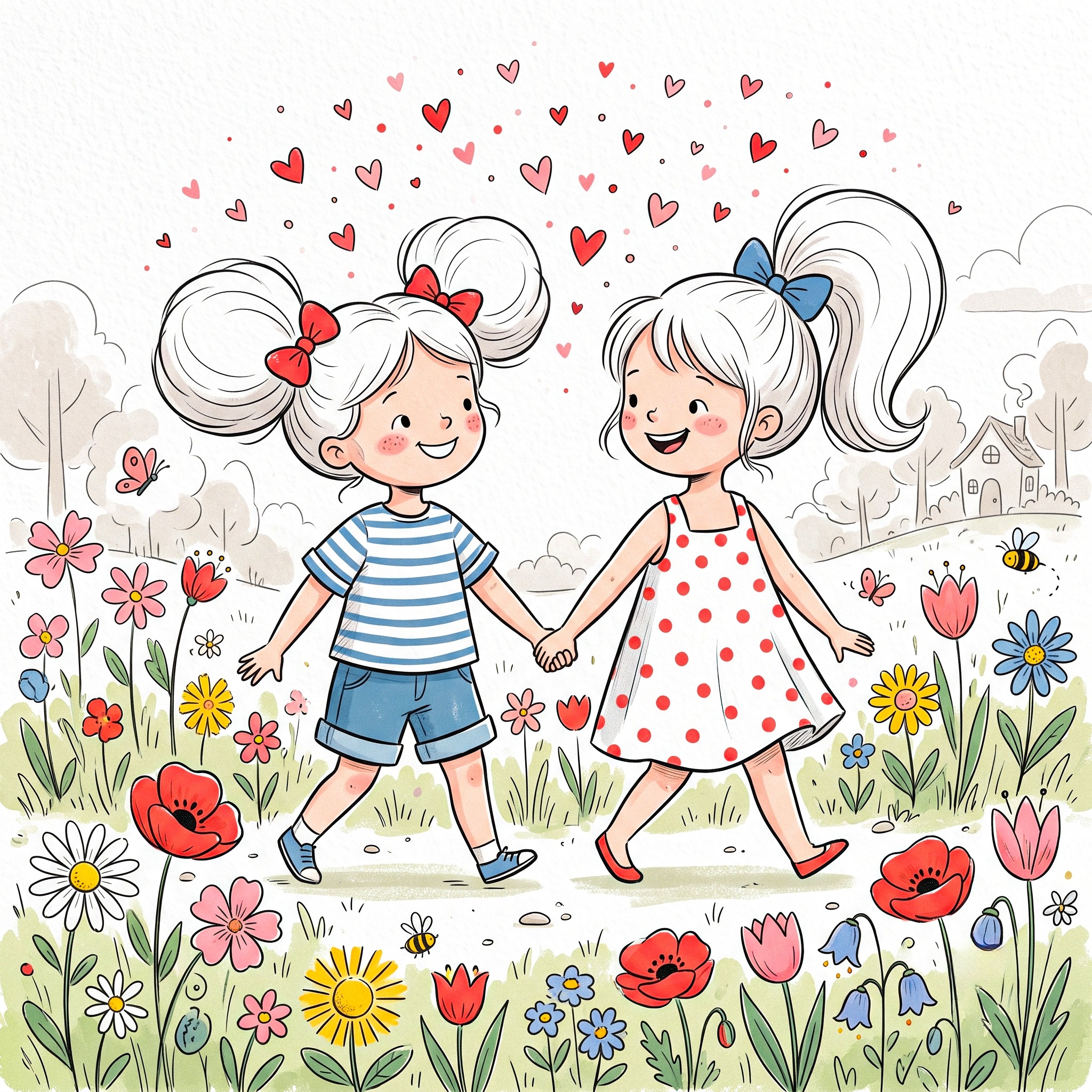 Love and Happy jigsaw puzzle by Comic Crumbs by Emma