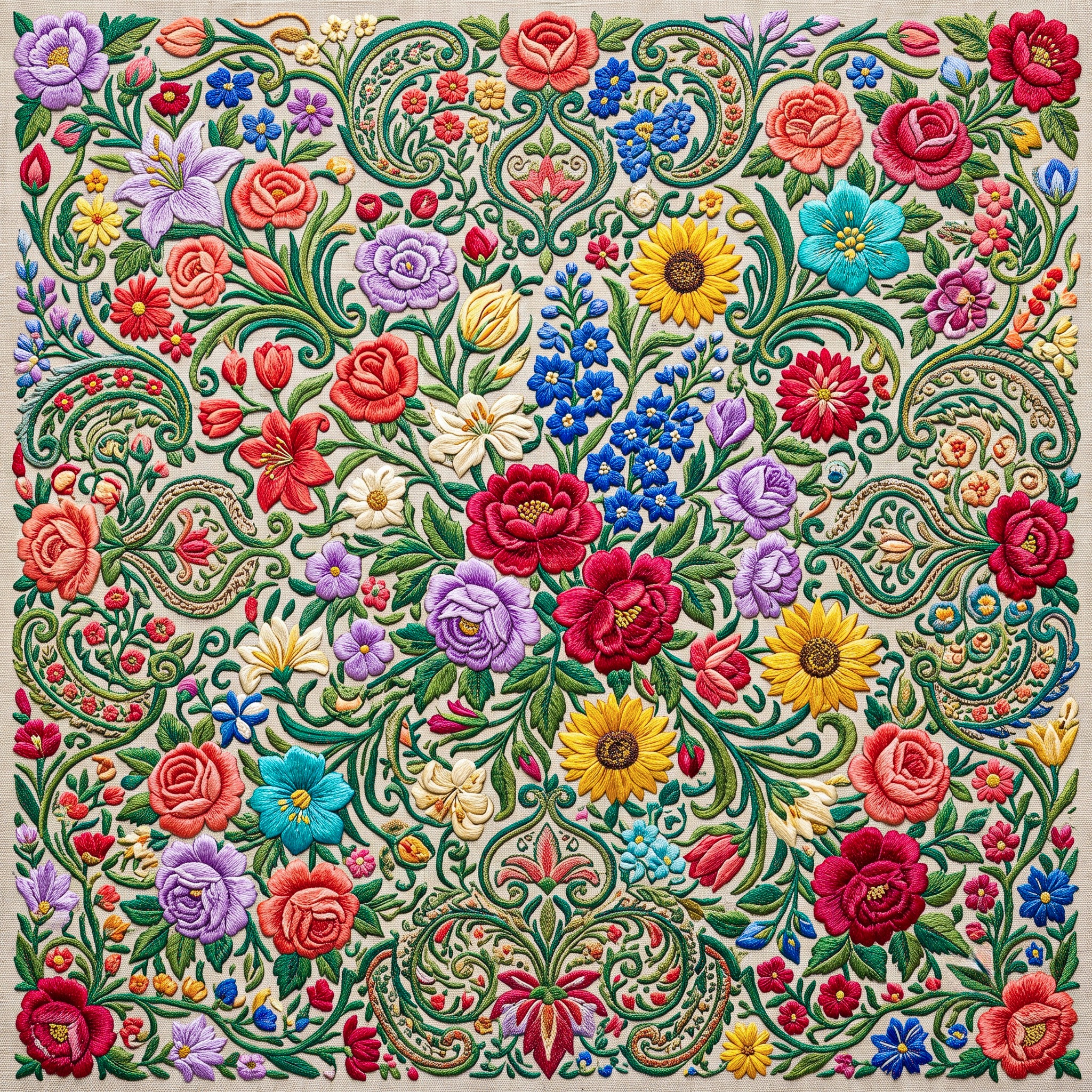 Flower Carpet jigsaw puzzle by Gotiva