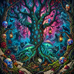 Magic Tree jigsaw puzzle by Raven Veil