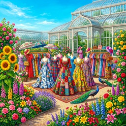 Fashion for Garden jigsaw puzzle by Classic Art Jenny
